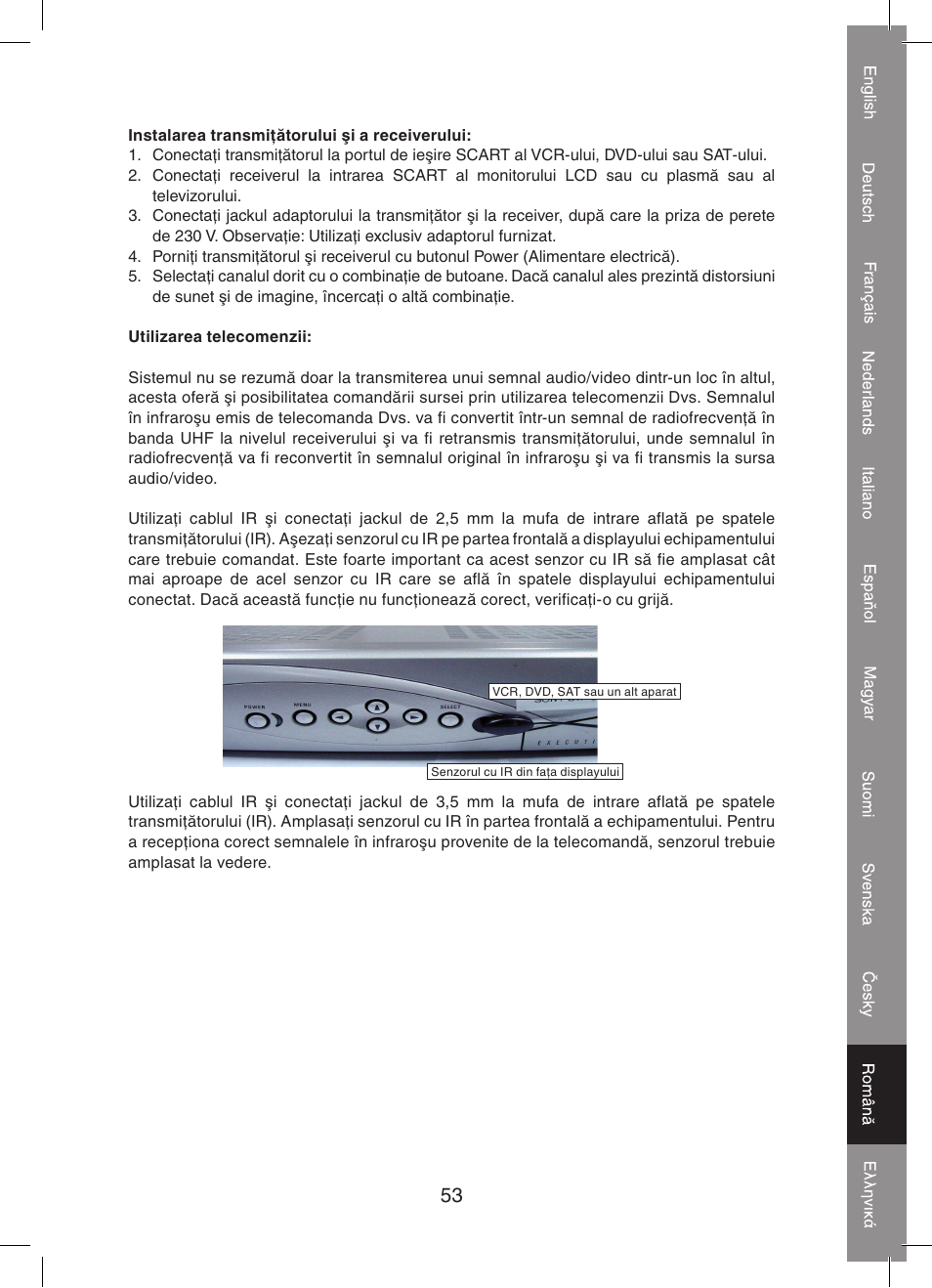 Konig Electronic 5.8 GHz wireless SCART set User Manual | Page 53 / 64