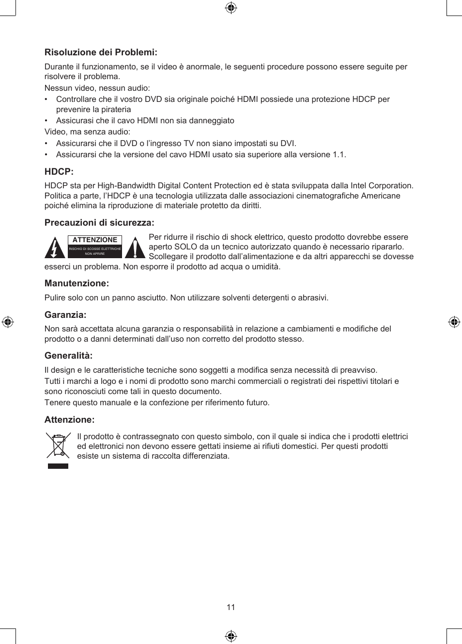 Konig Electronic 2 port HDMI switch User Manual | Page 11 / 29