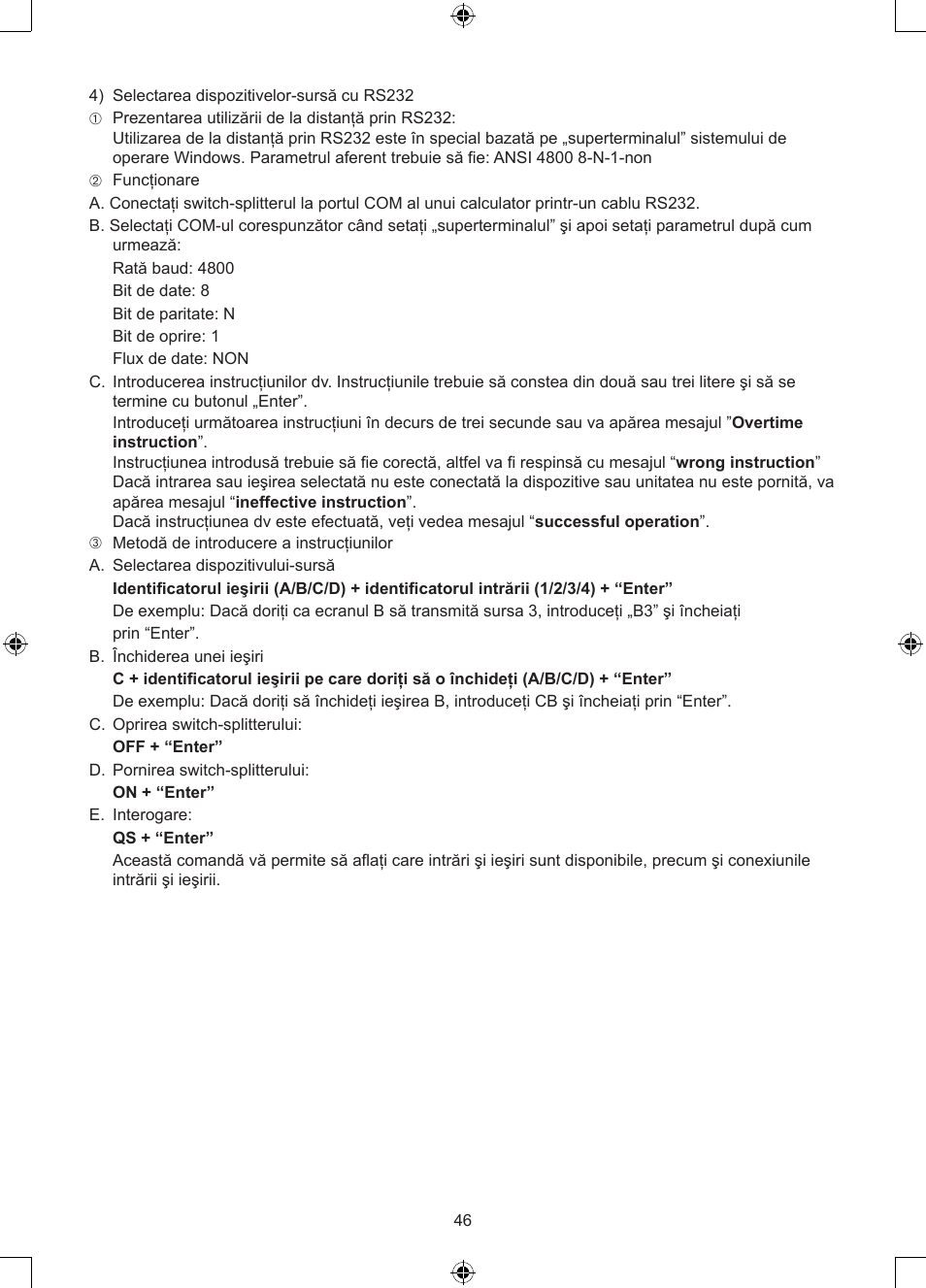 Konig Electronic 4 x 4port HDMI matrix switch User Manual | Page 46 / 52