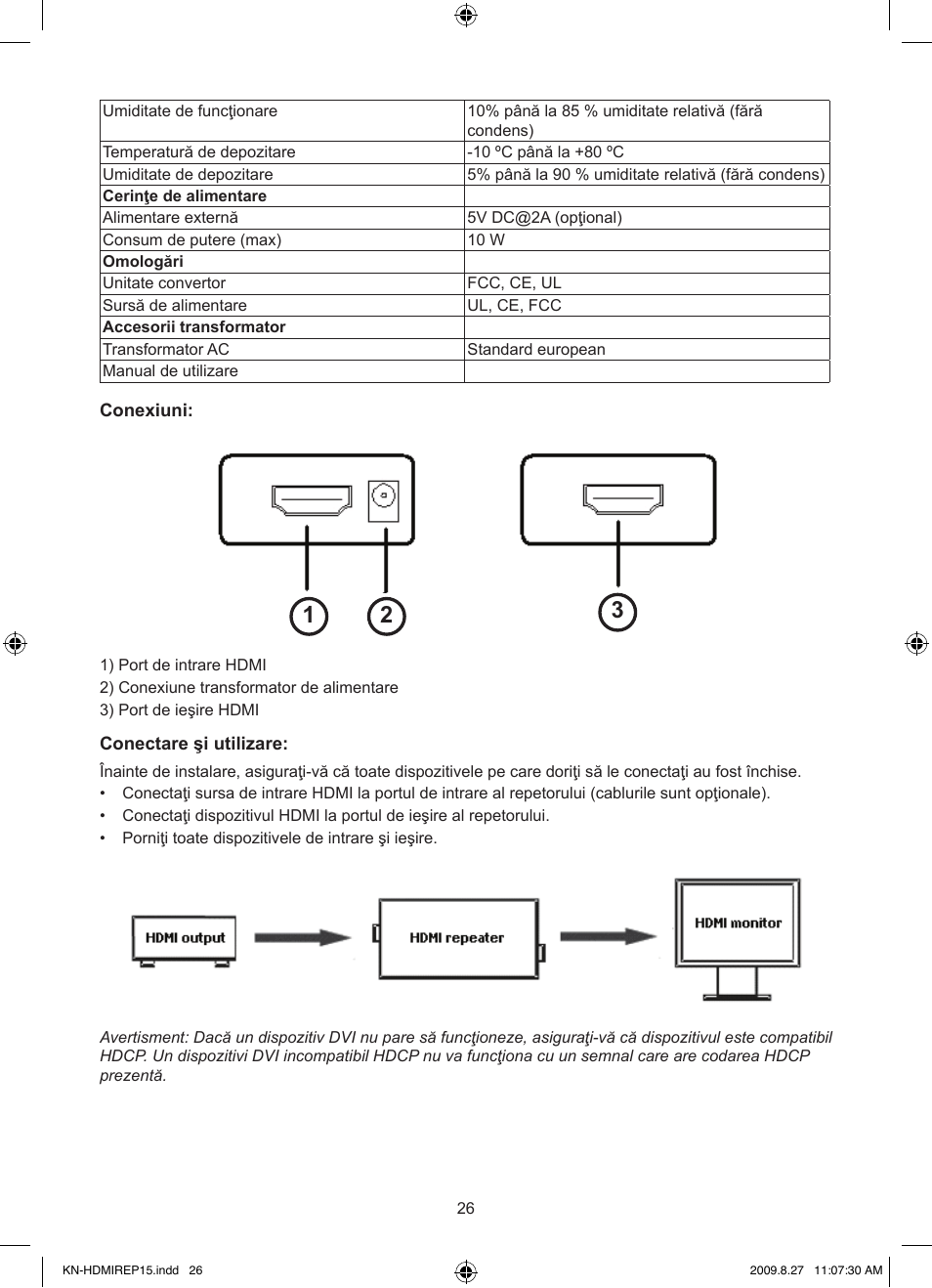 Konig Electronic HDMI repeater 3.4 Gbps User Manual | Page 26 / 30