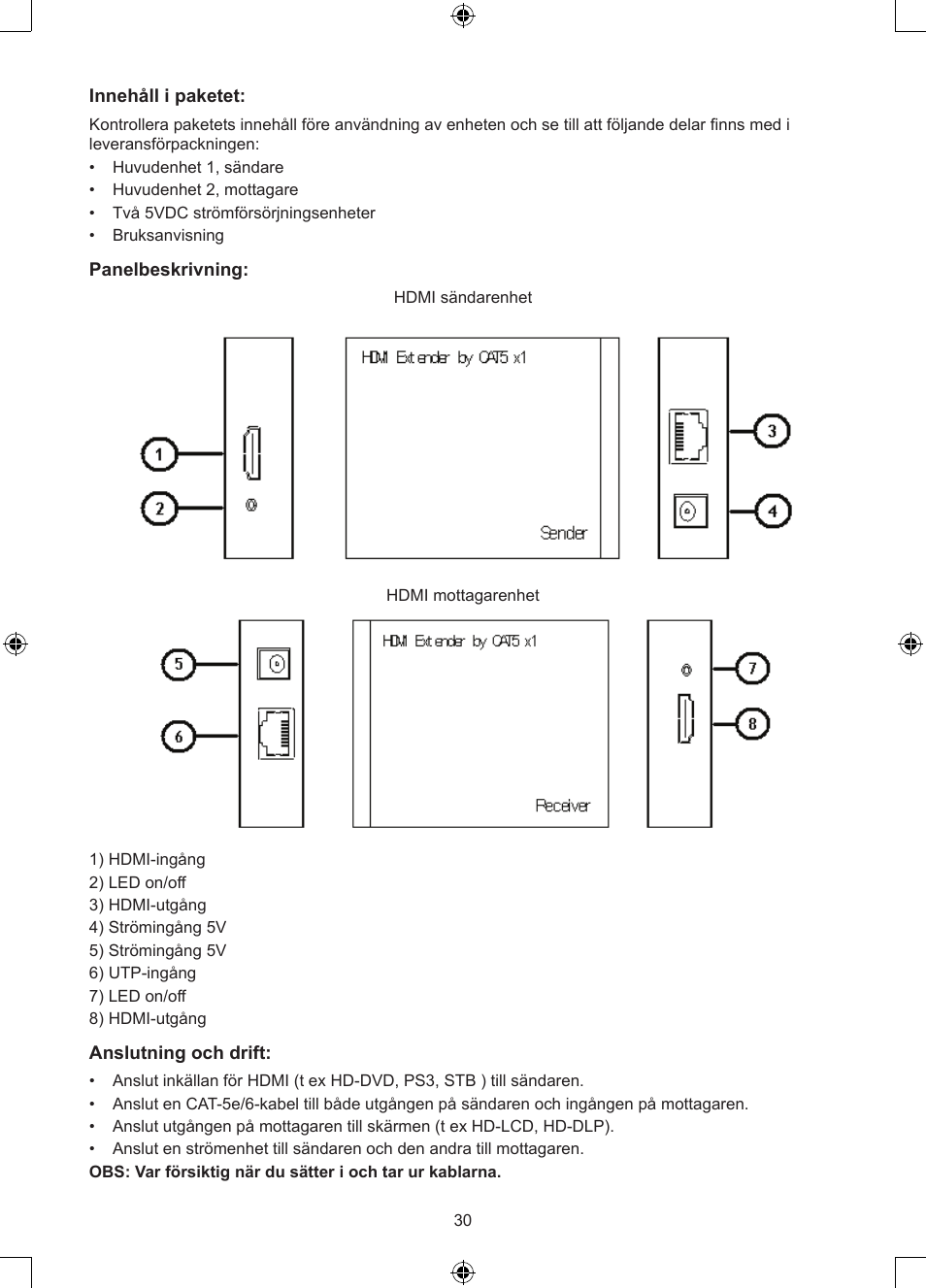 Konig Electronic HDMI extender 3.4 Gbps User Manual | Page 30 / 42