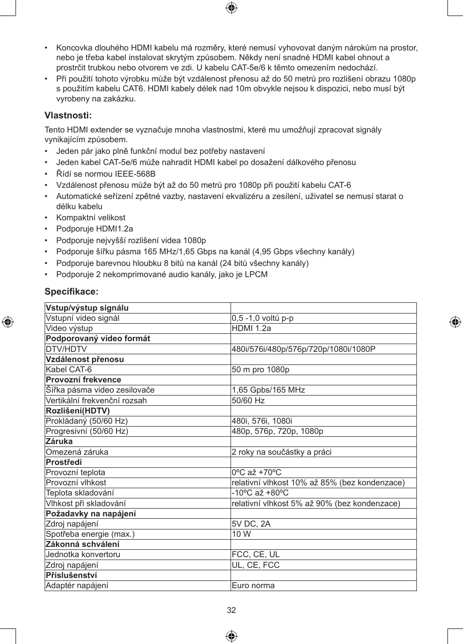 Konig Electronic HDMI extender 3.4 Gbps User Manual | Page 32 / 42