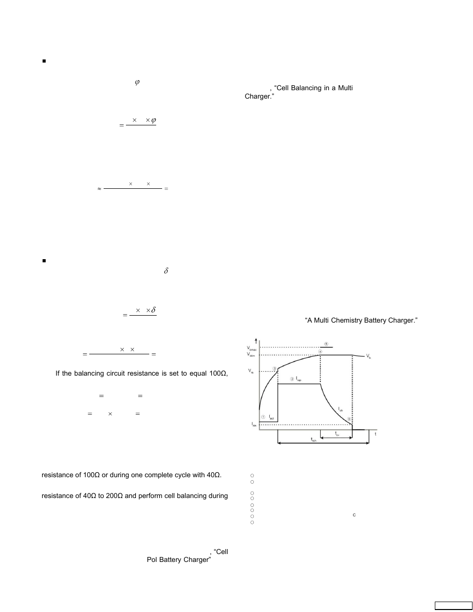 Two-cell battery charger hardware, Pbal, C v p bal | 100% c n i bal | Cypress CY8C29x66 User Manual | Page 4 / 21