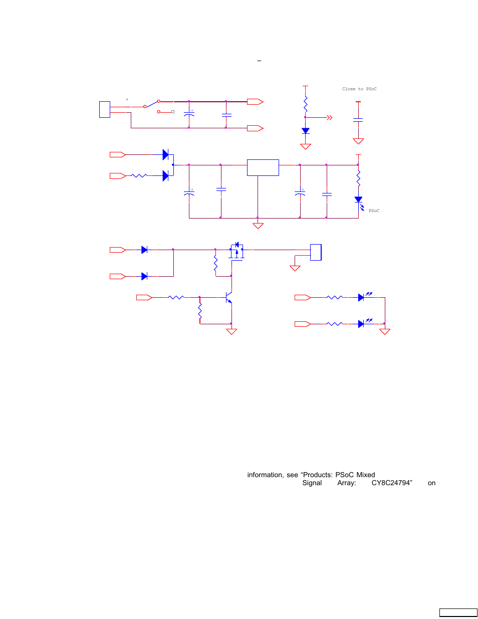 Figure 5, Psoc device internals | Cypress CY8C29x66 User Manual | Page 8 / 21