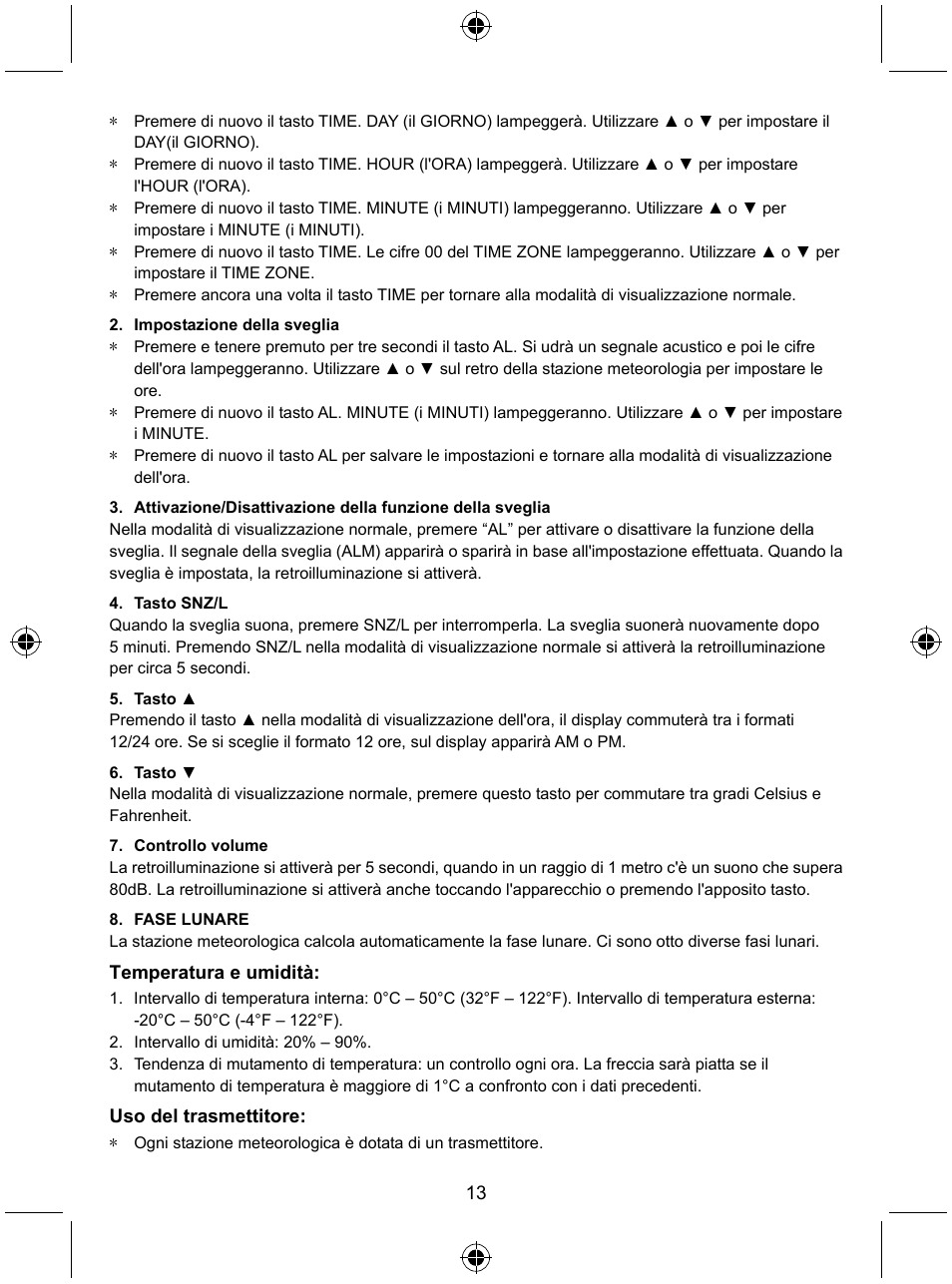 Konig Electronic Wireless weather station User Manual | Page 13 / 41