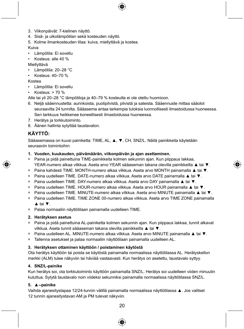 Konig Electronic Wireless weather station User Manual | Page 20 / 41