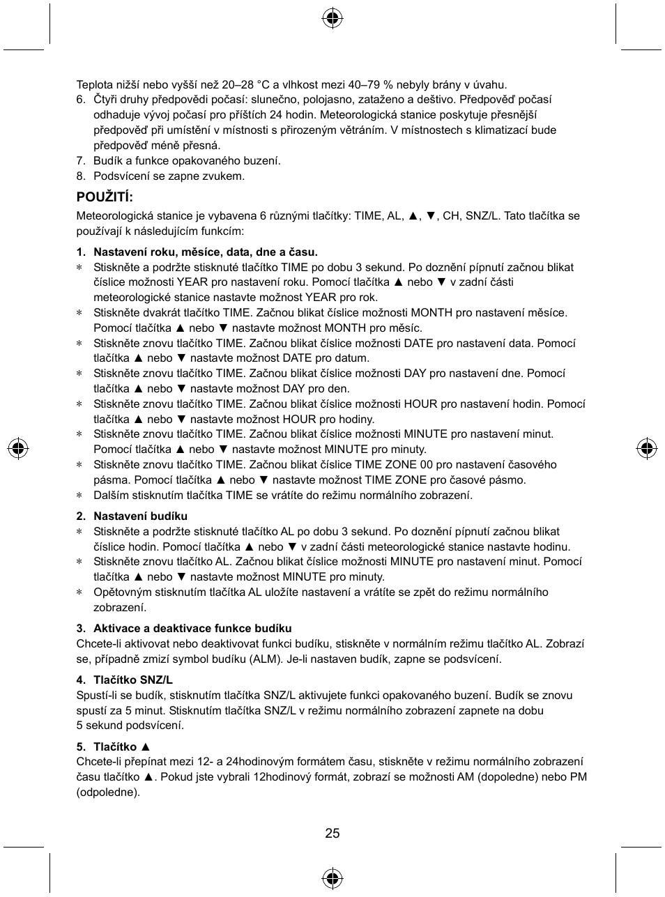 Konig Electronic Wireless weather station User Manual | Page 25 / 41