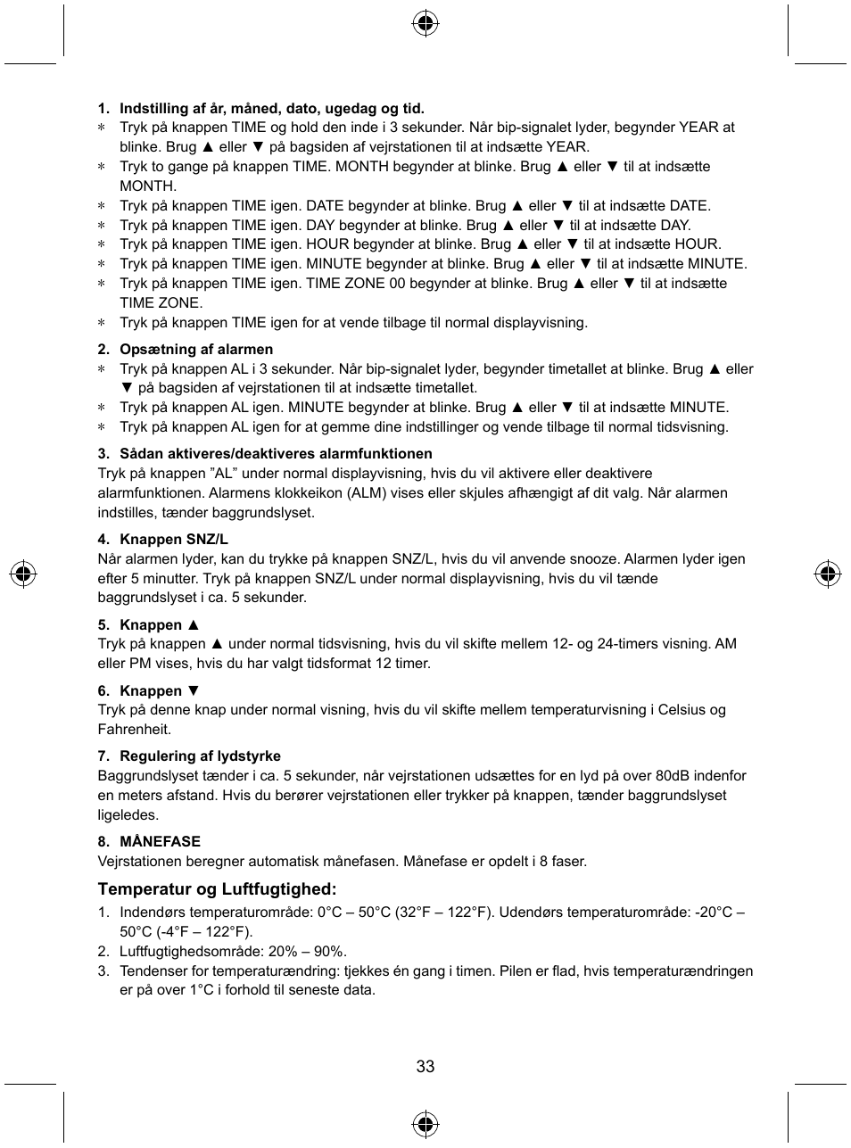 Konig Electronic Wireless weather station User Manual | Page 33 / 41