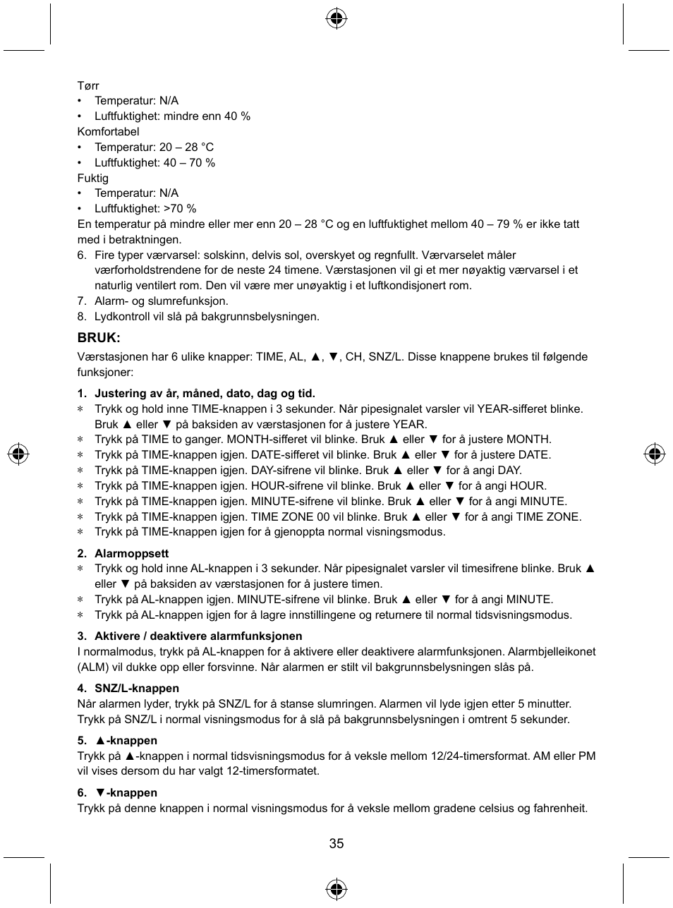 Konig Electronic Wireless weather station User Manual | Page 35 / 41