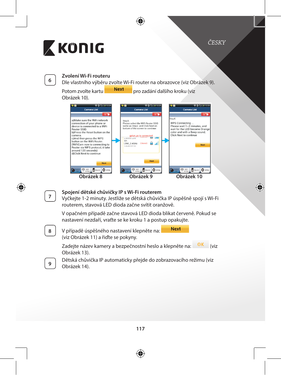 Konig Electronic IP baby monitor User Manual | Page 117 / 199