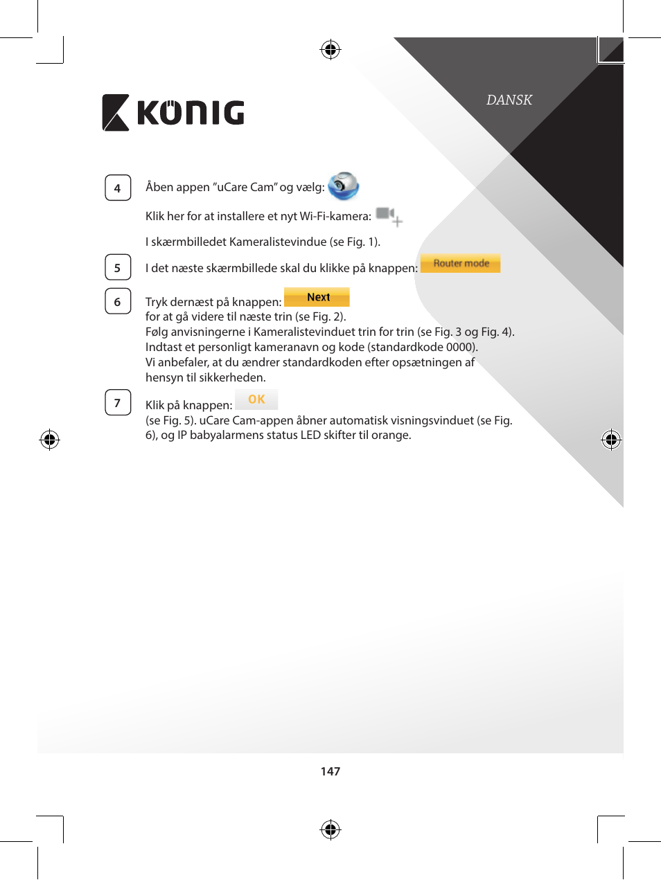 Konig Electronic IP baby monitor User Manual | Page 147 / 199
