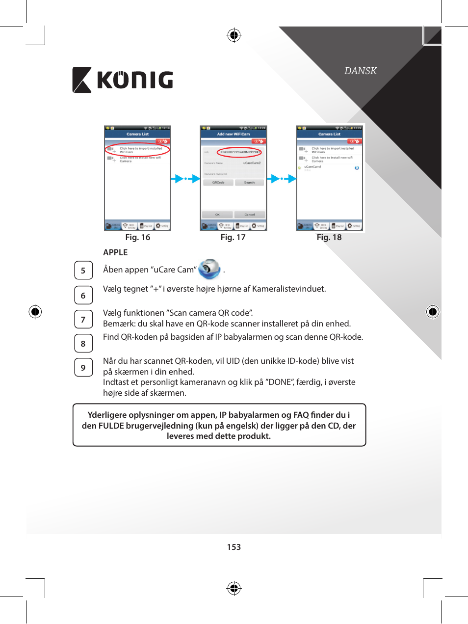 Konig Electronic IP baby monitor User Manual | Page 153 / 199