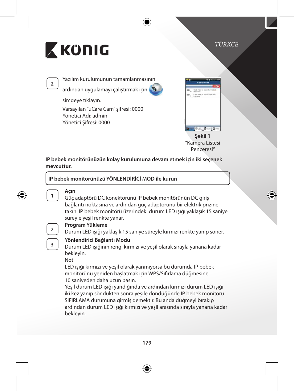 Konig Electronic IP baby monitor User Manual | Page 179 / 199