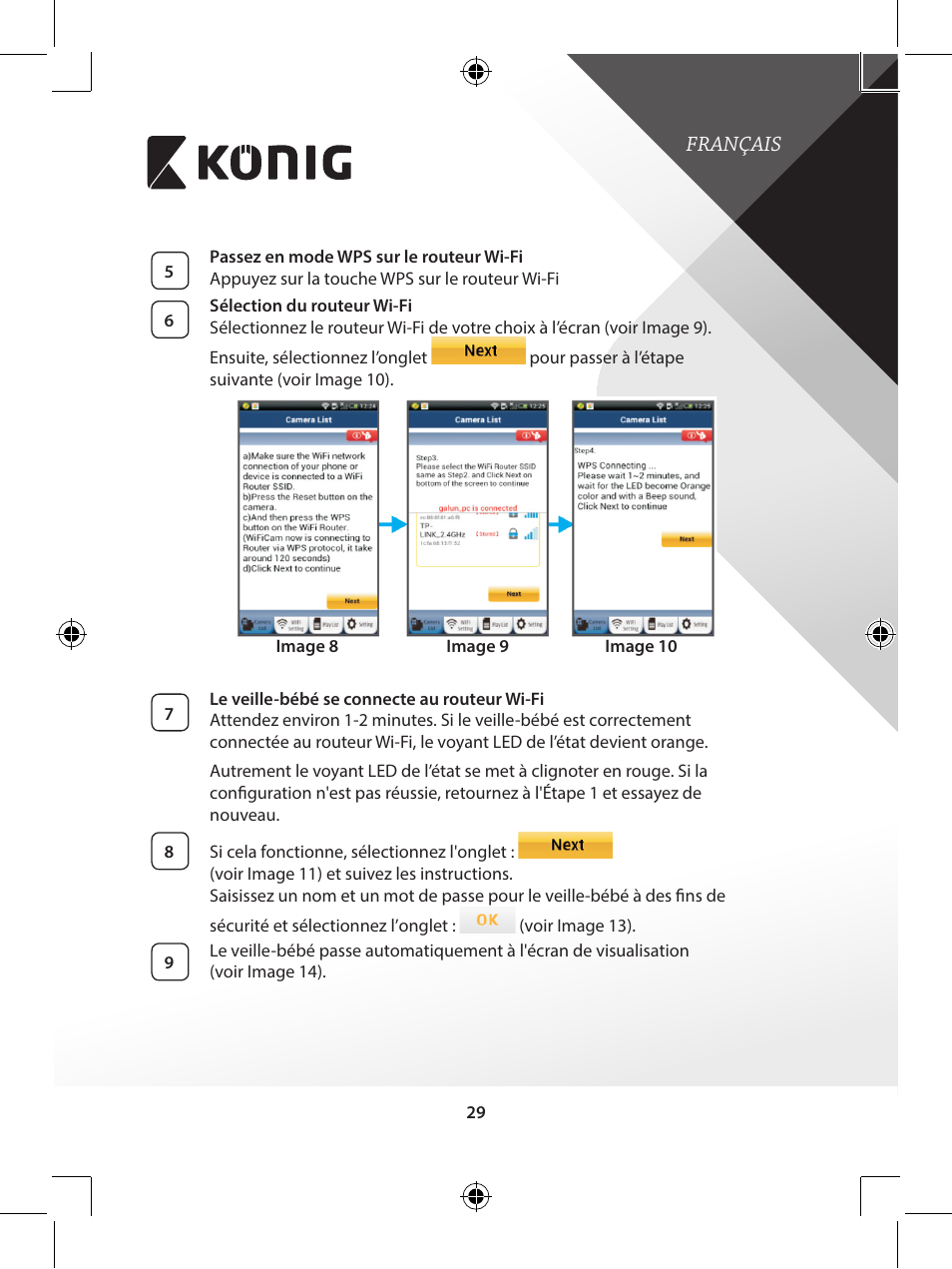 Konig Electronic IP baby monitor User Manual | Page 29 / 199