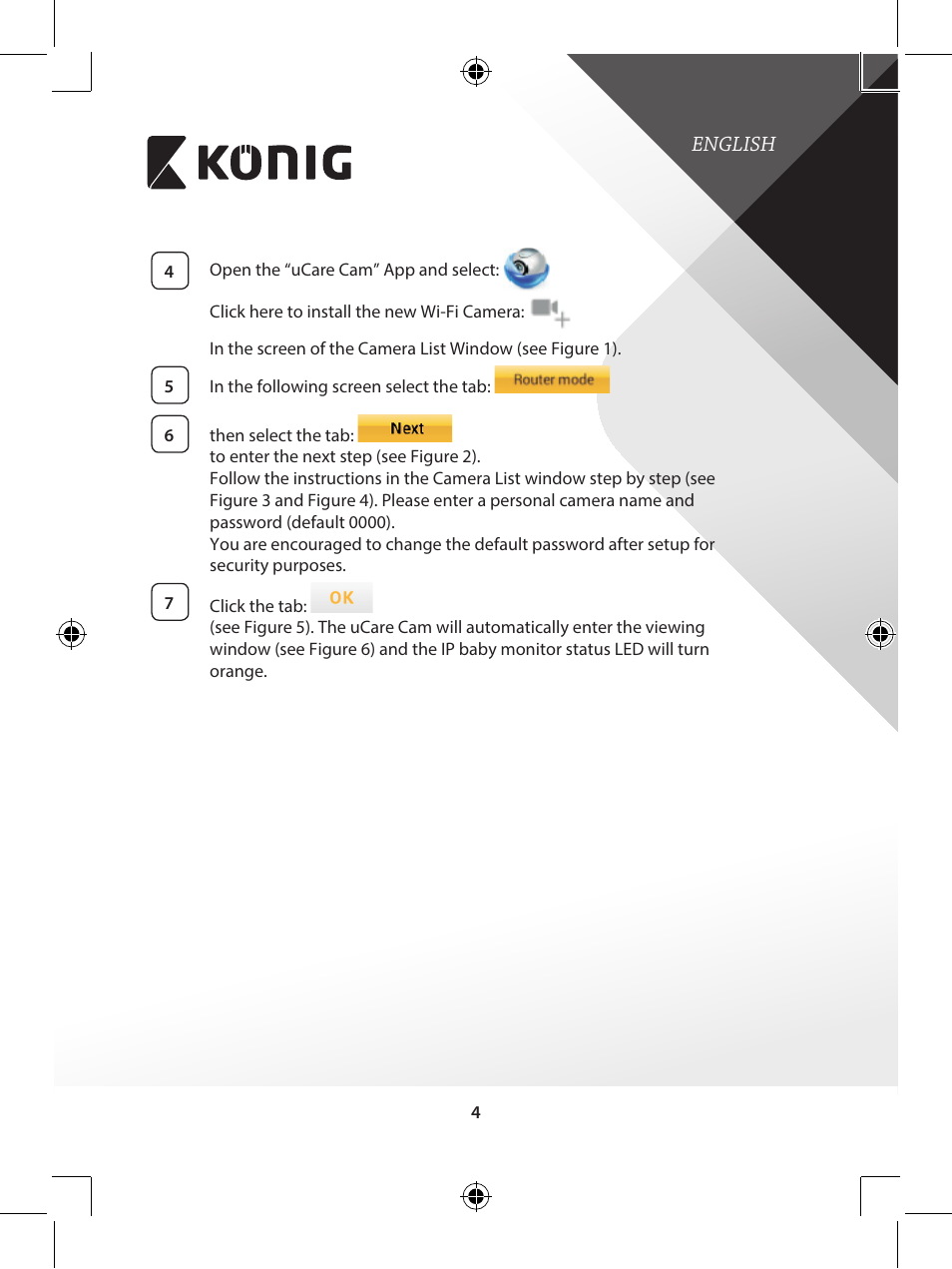 Konig Electronic IP baby monitor User Manual | Page 4 / 199