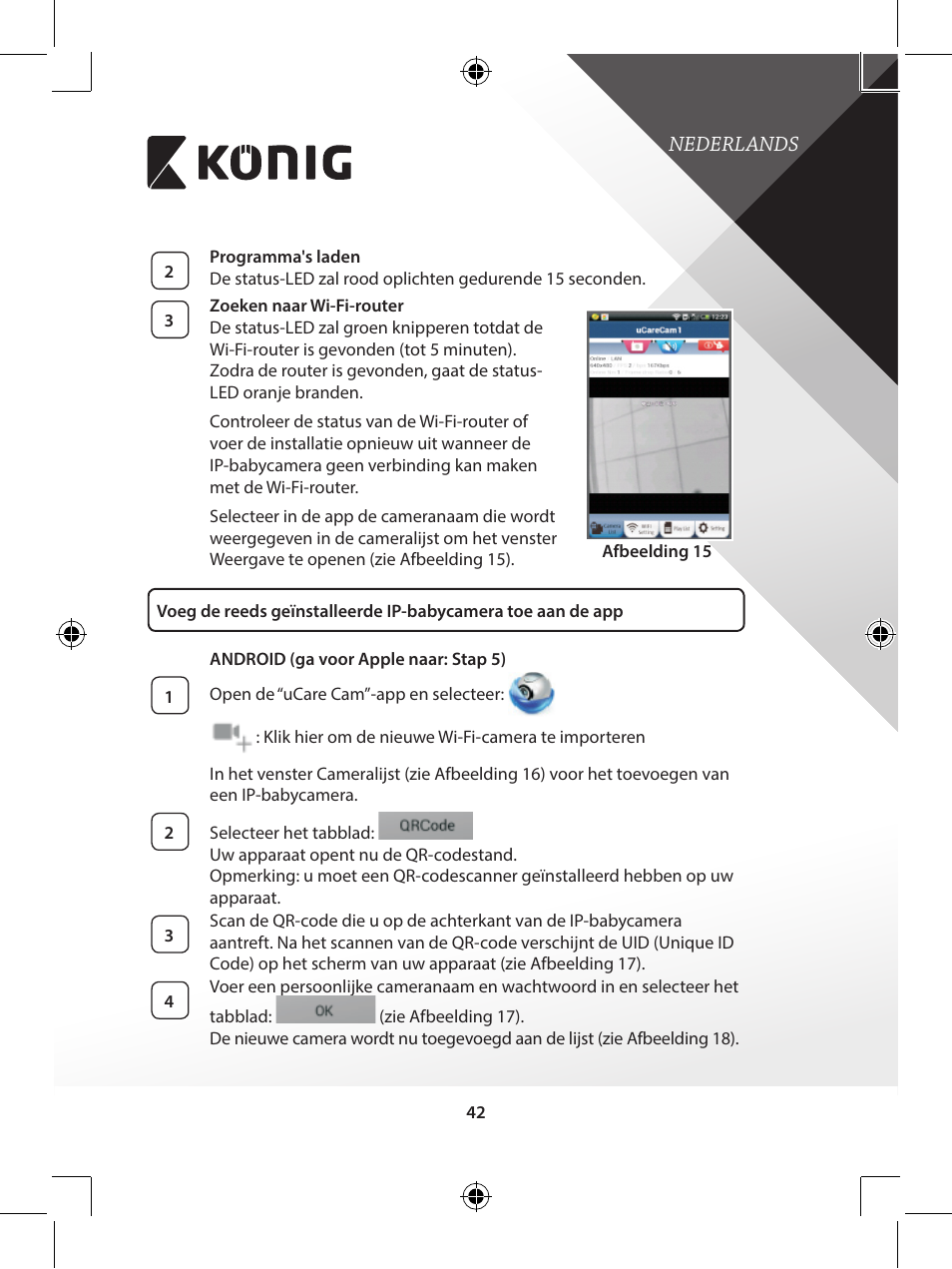 Konig Electronic IP baby monitor User Manual | Page 42 / 199