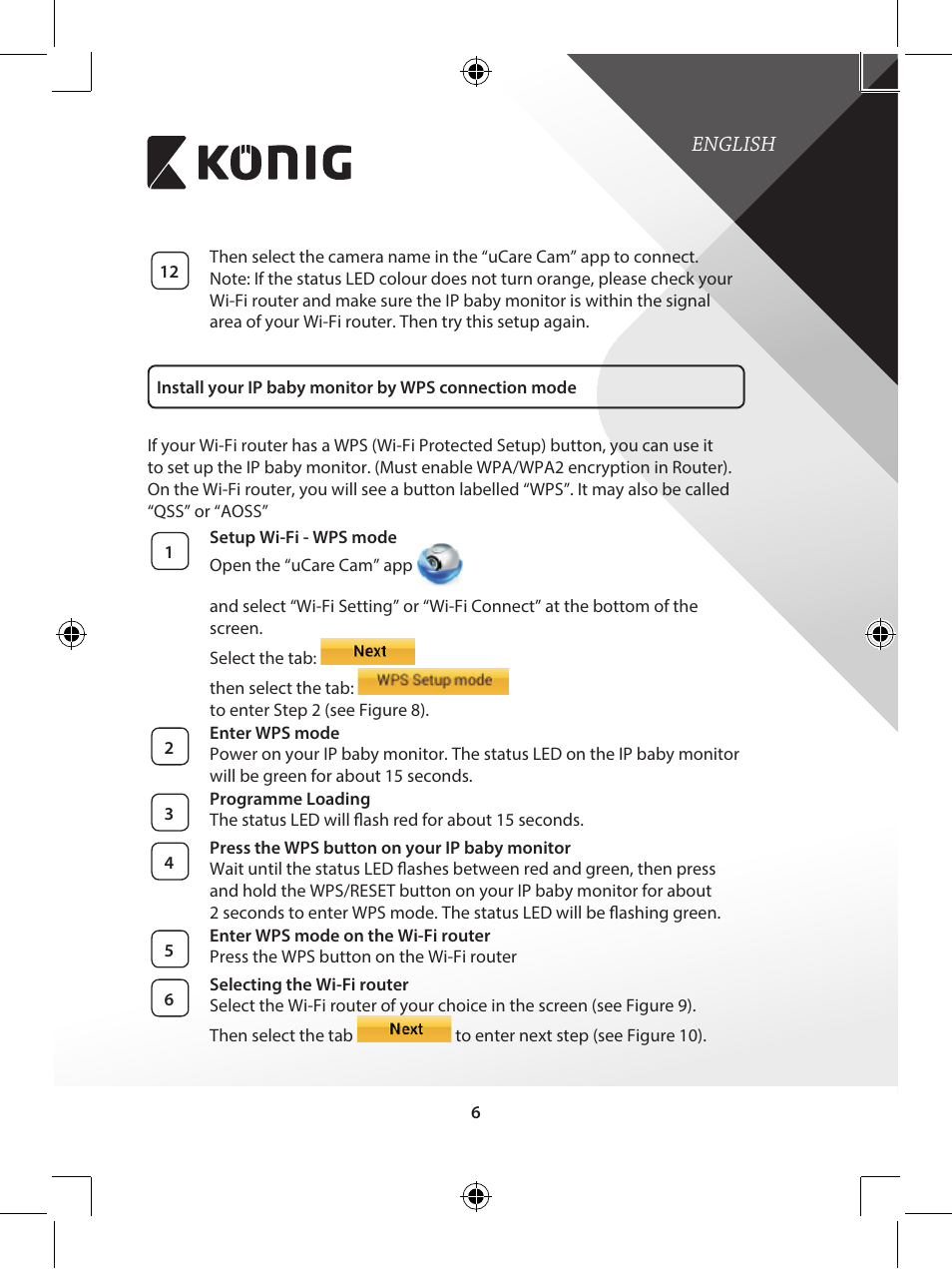 Konig Electronic IP baby monitor User Manual | Page 6 / 199