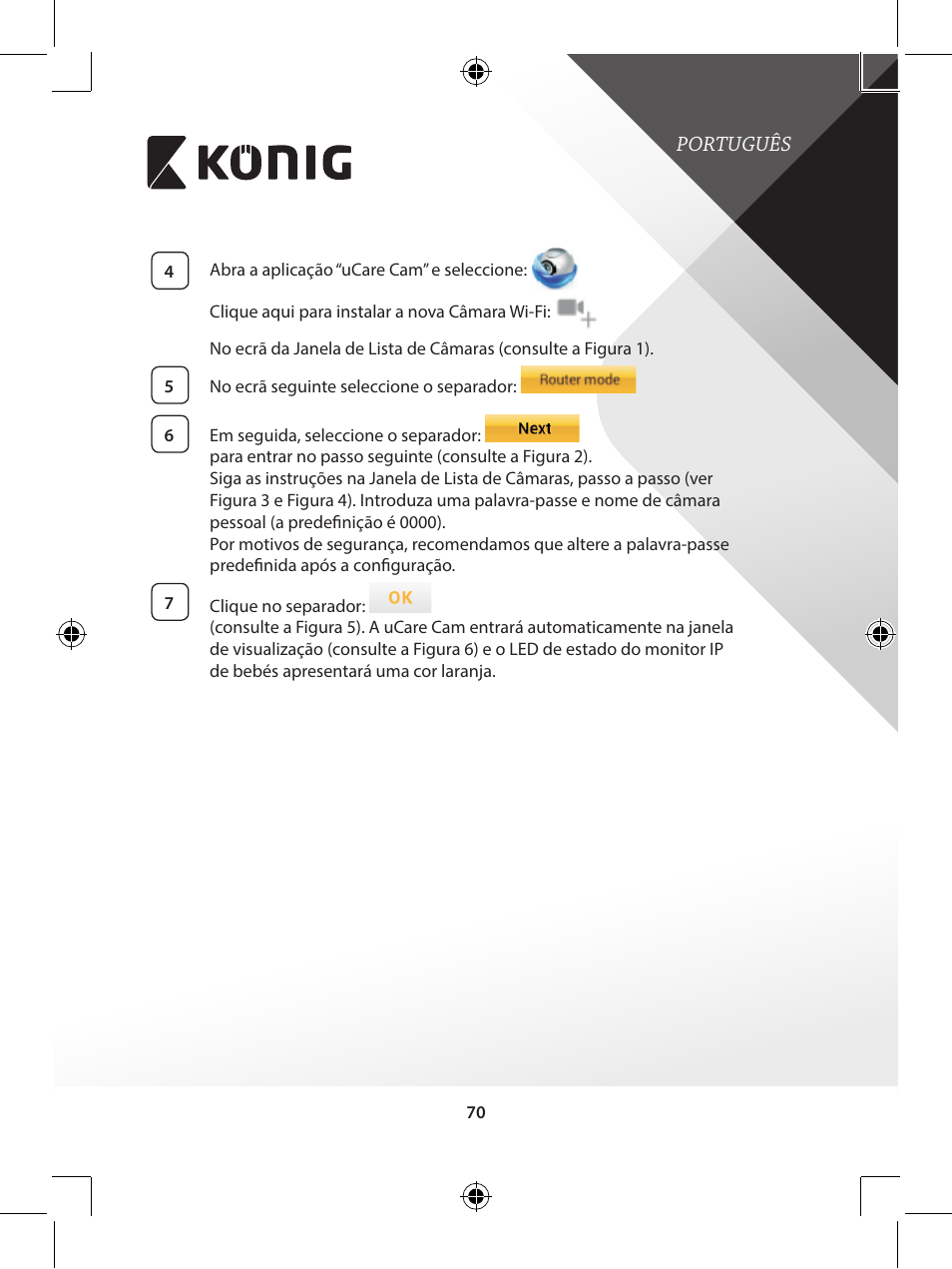 Konig Electronic IP baby monitor User Manual | Page 70 / 199