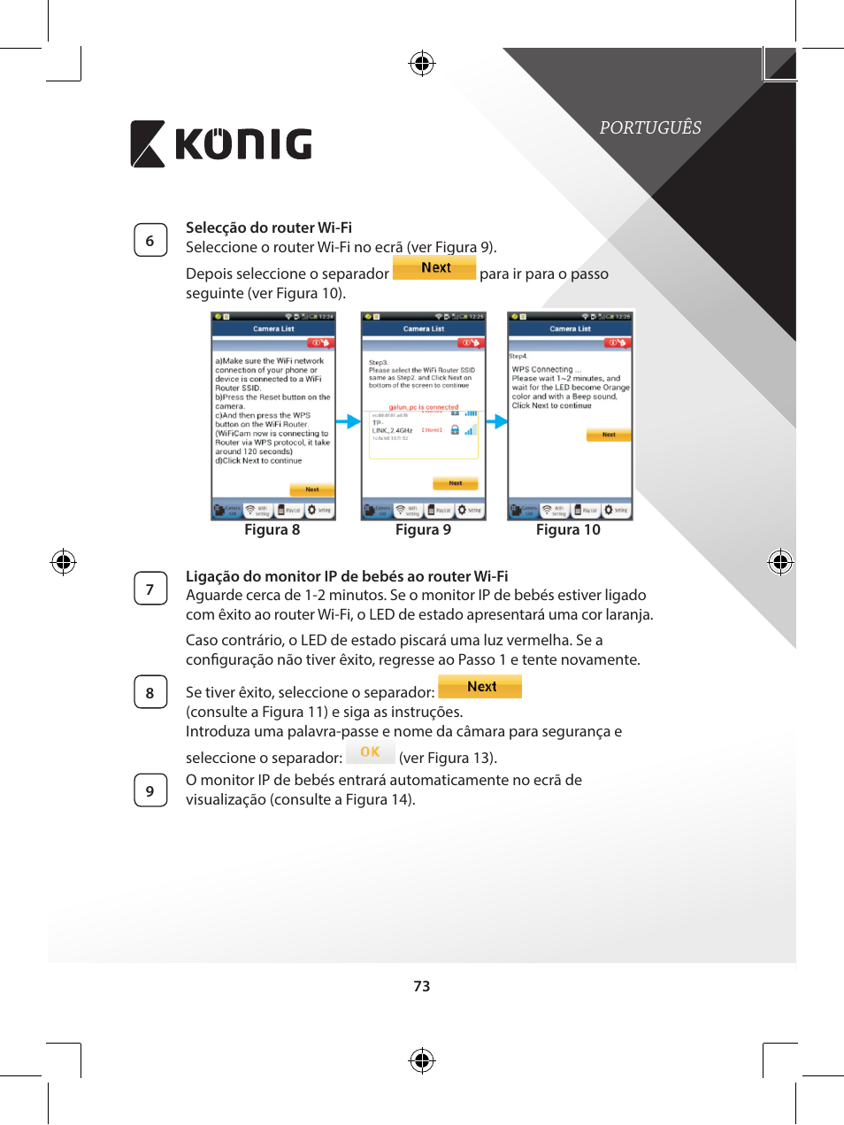 Konig Electronic IP baby monitor User Manual | Page 73 / 199