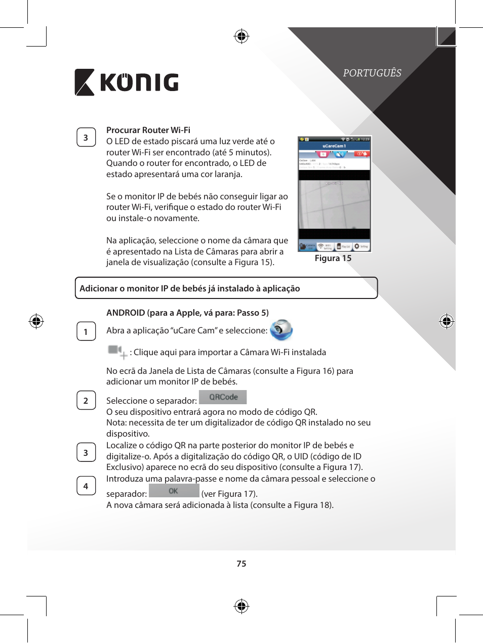 Konig Electronic IP baby monitor User Manual | Page 75 / 199