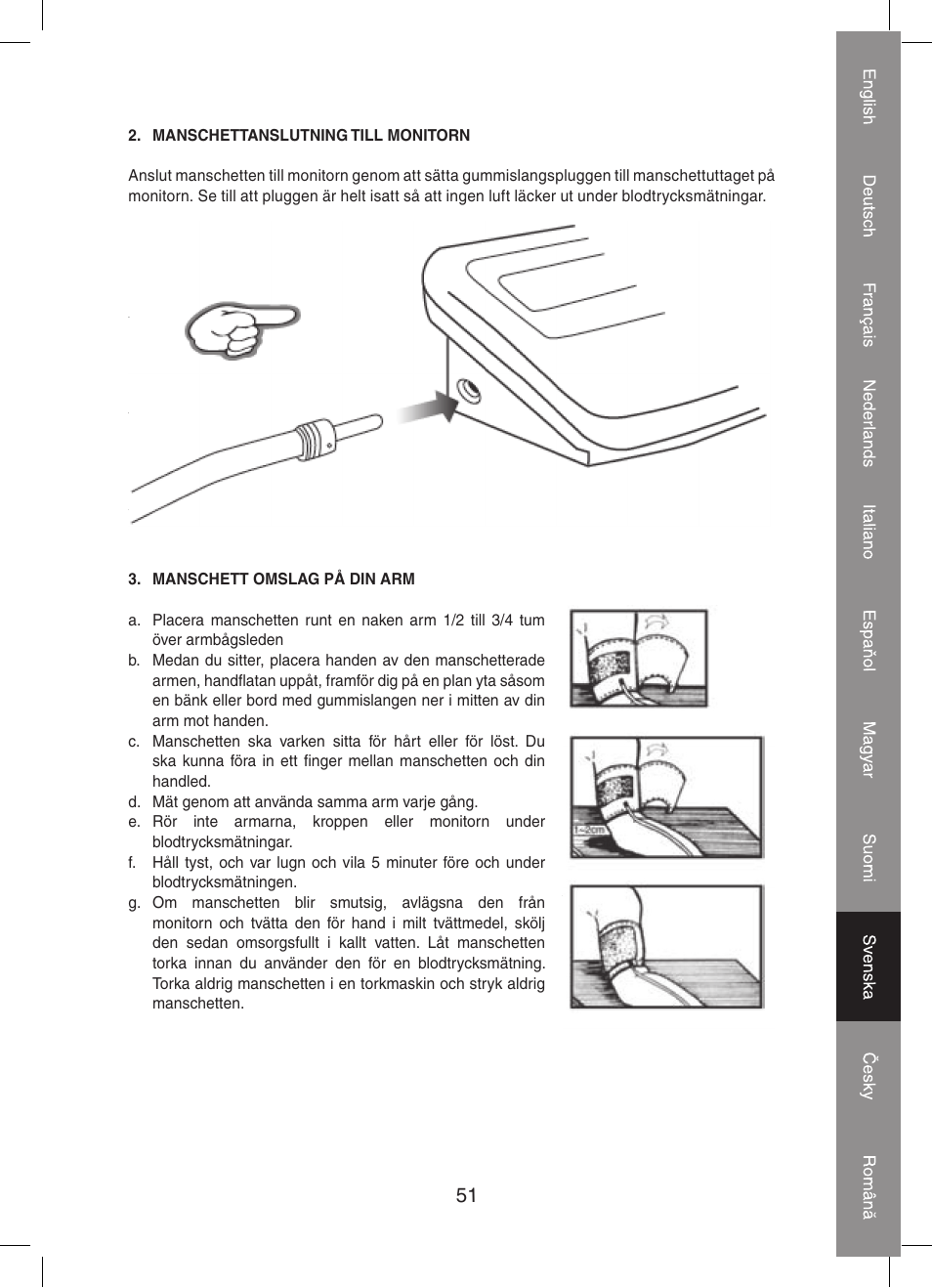 Konig Electronic Automatic blood pressure monitor User Manual | Page 51 / 68