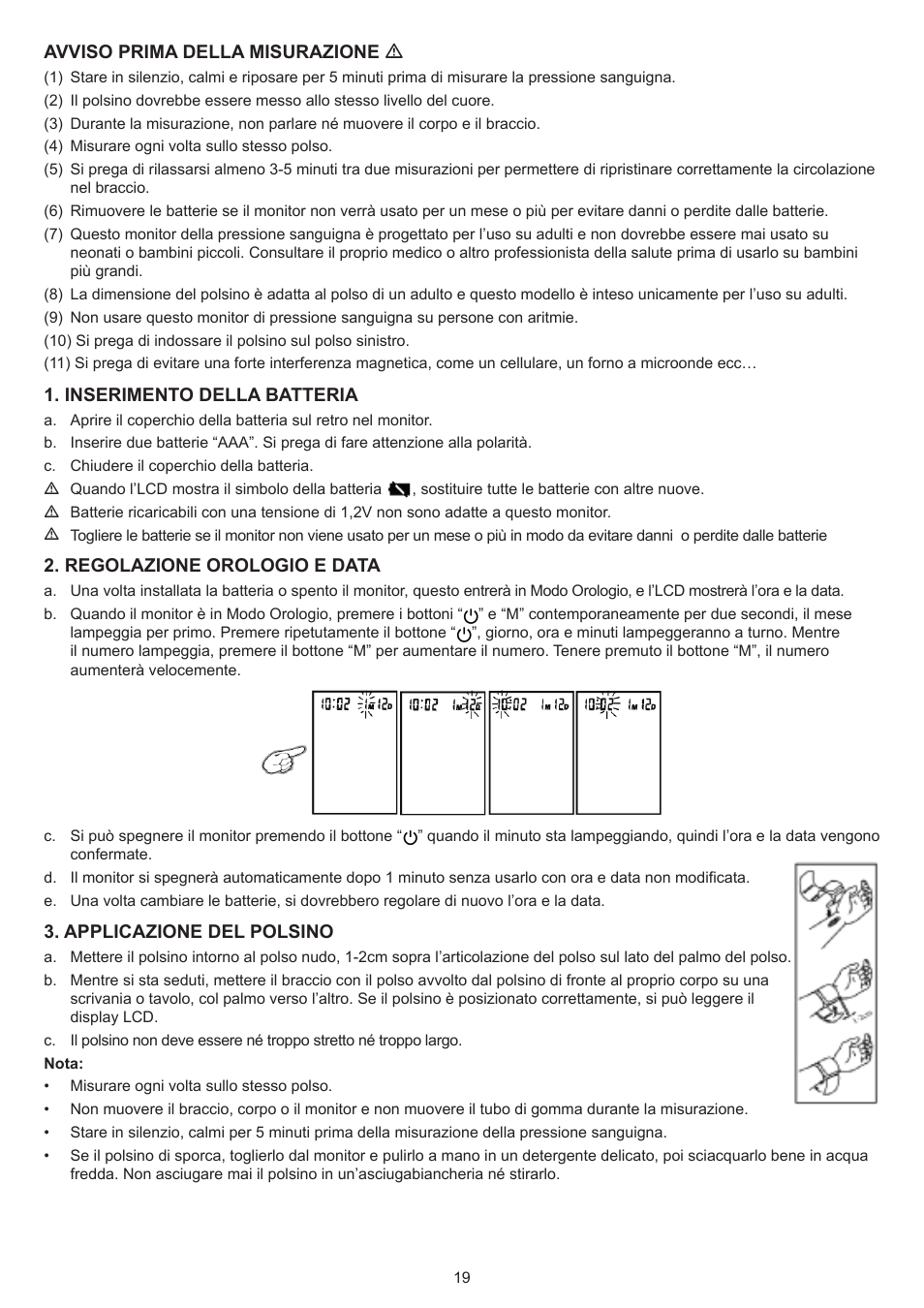 Konig Electronic Blood pressure monitor wrist User Manual | Page 19 / 51