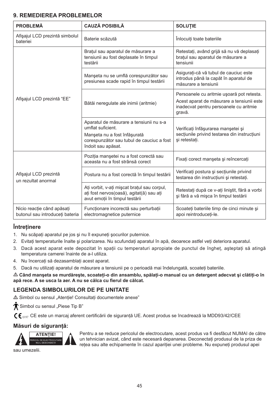 Konig Electronic Blood pressure monitor wrist User Manual | Page 45 / 51