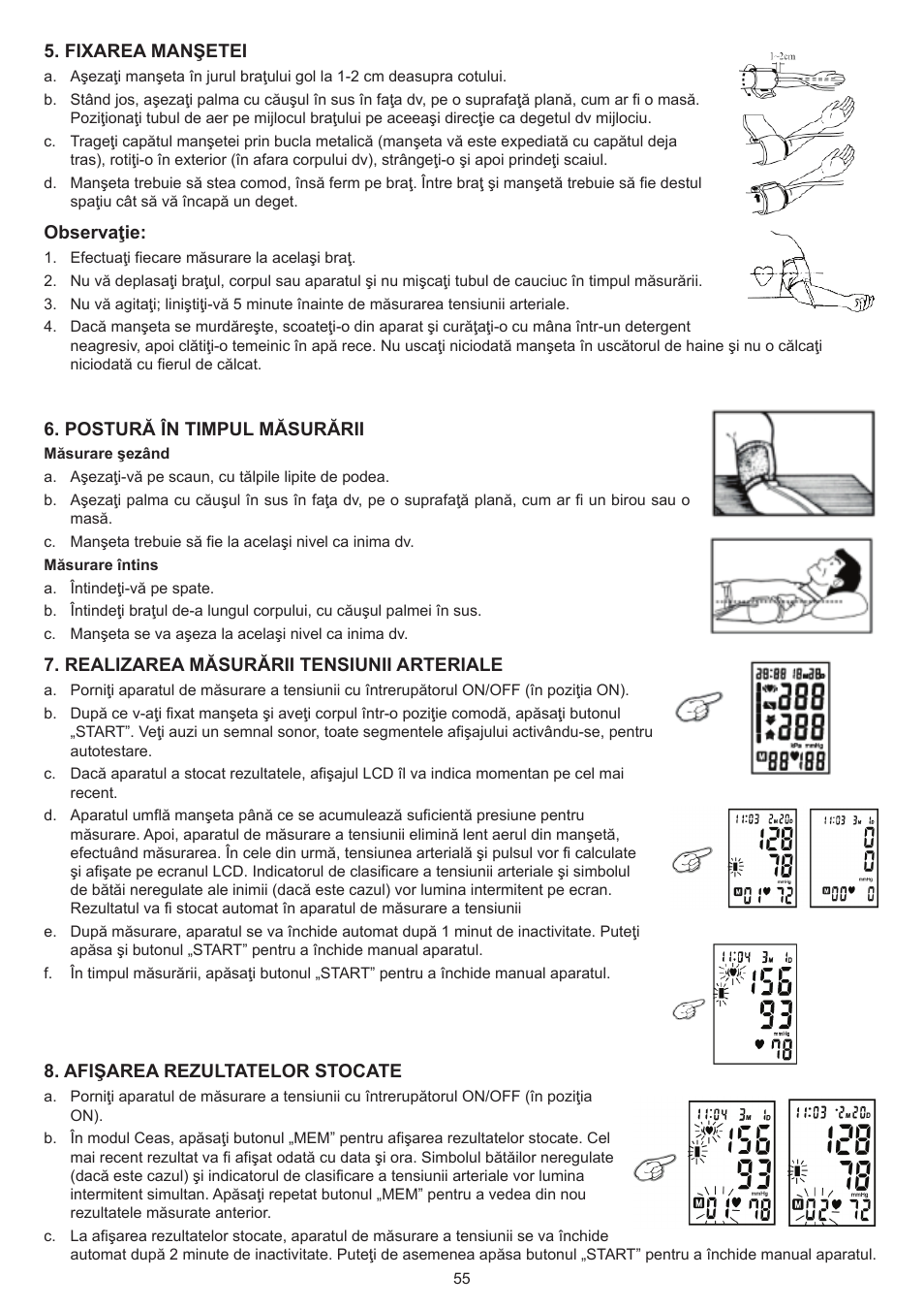 Konig Electronic Blood pressure monitor upperarm User Manual | Page 55 / 64