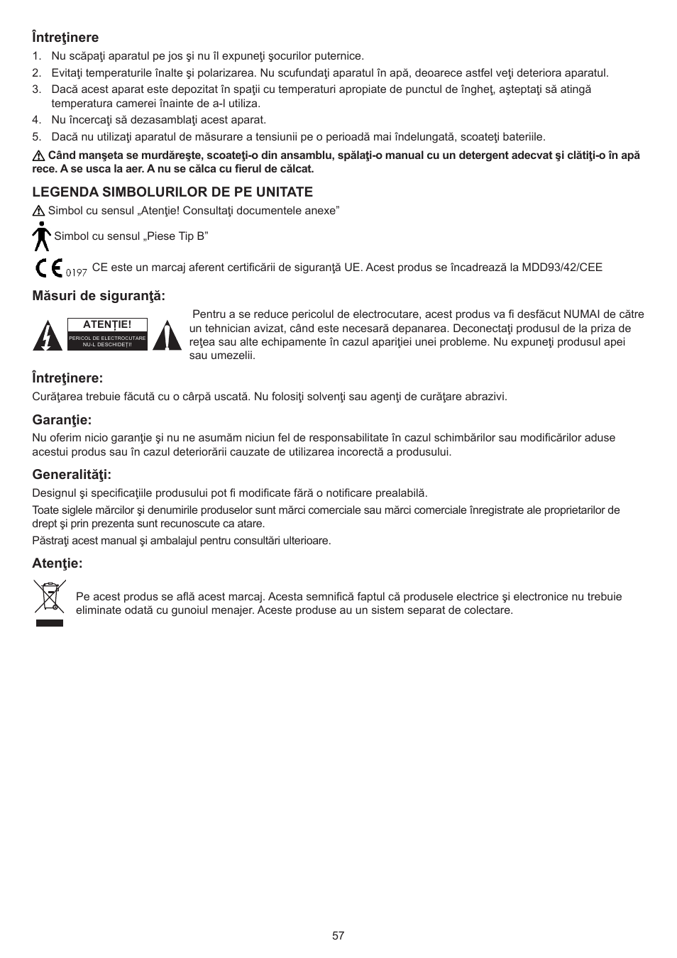 Konig Electronic Blood pressure monitor upperarm User Manual | Page 57 / 64