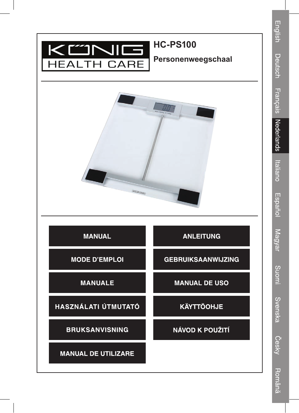Konig Electronic Digital personal scale User Manual | Page 13 / 44