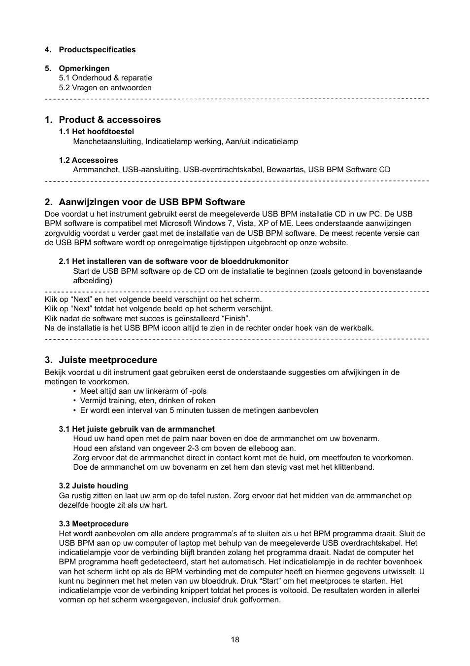 Konig Electronic Upper arm blood pressure monitor User Manual | Page 18 / 72