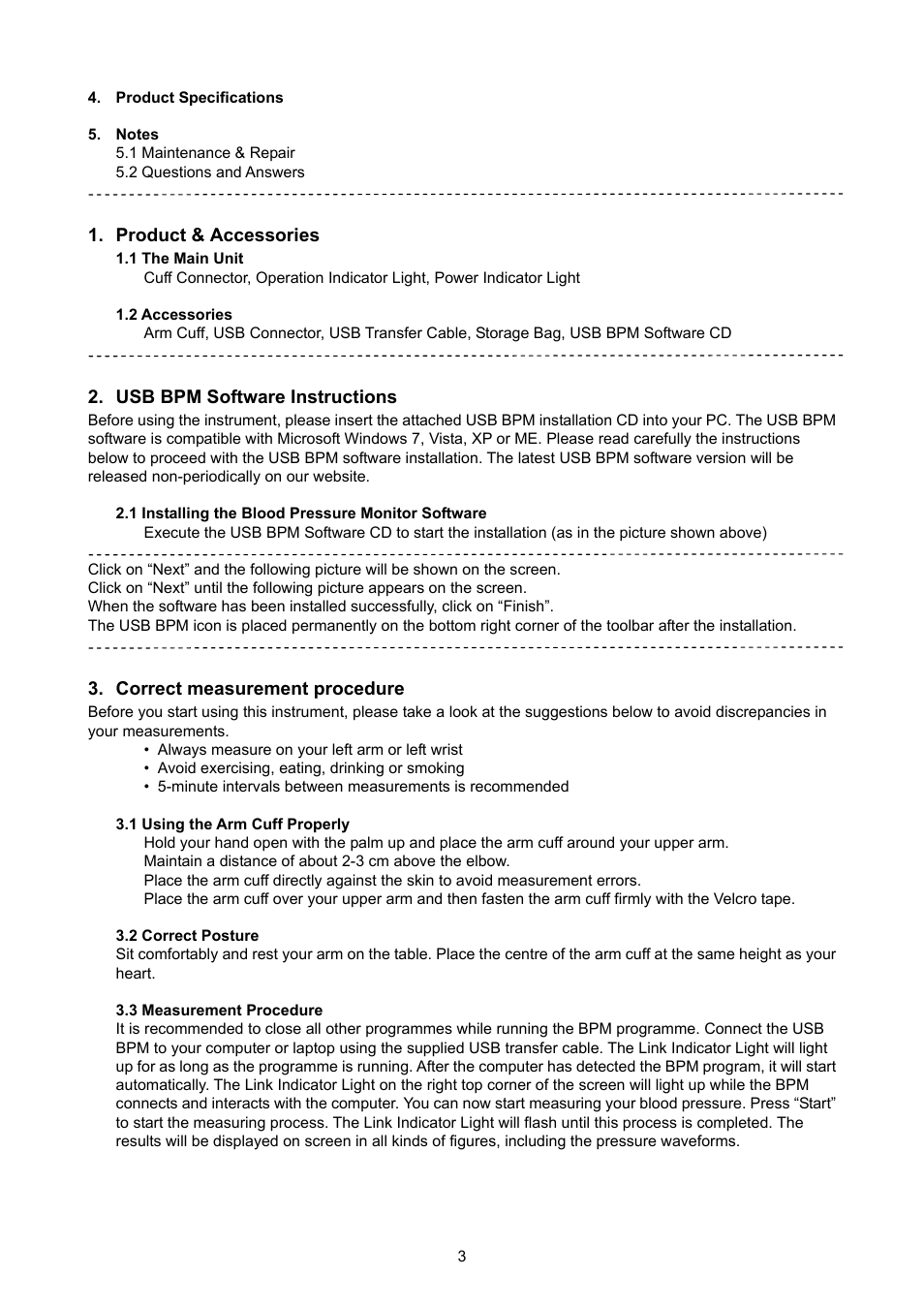 Konig Electronic Upper arm blood pressure monitor User Manual | Page 3 / 72