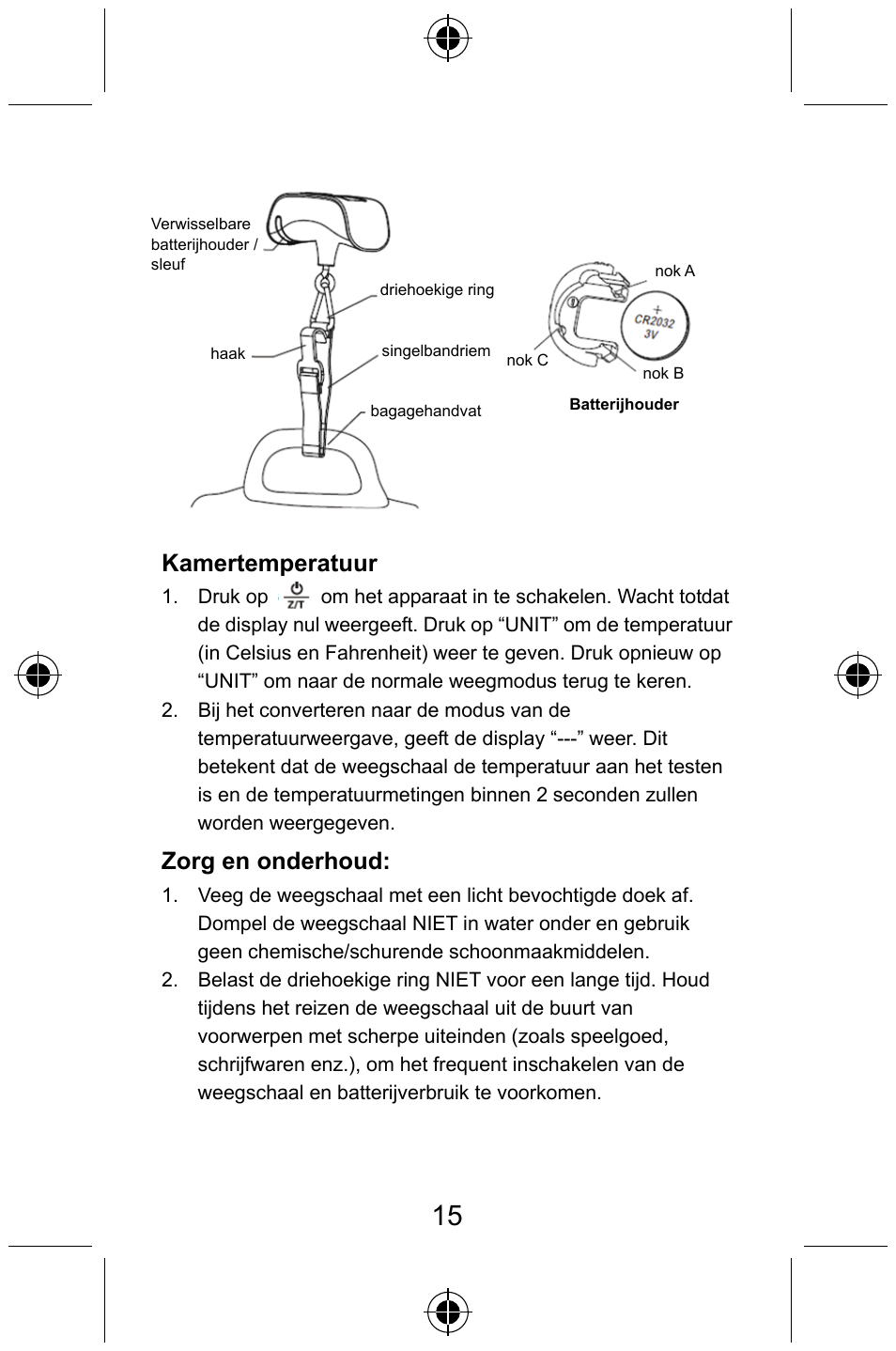 Konig Electronic Digital luggage scale User Manual | Page 15 / 60