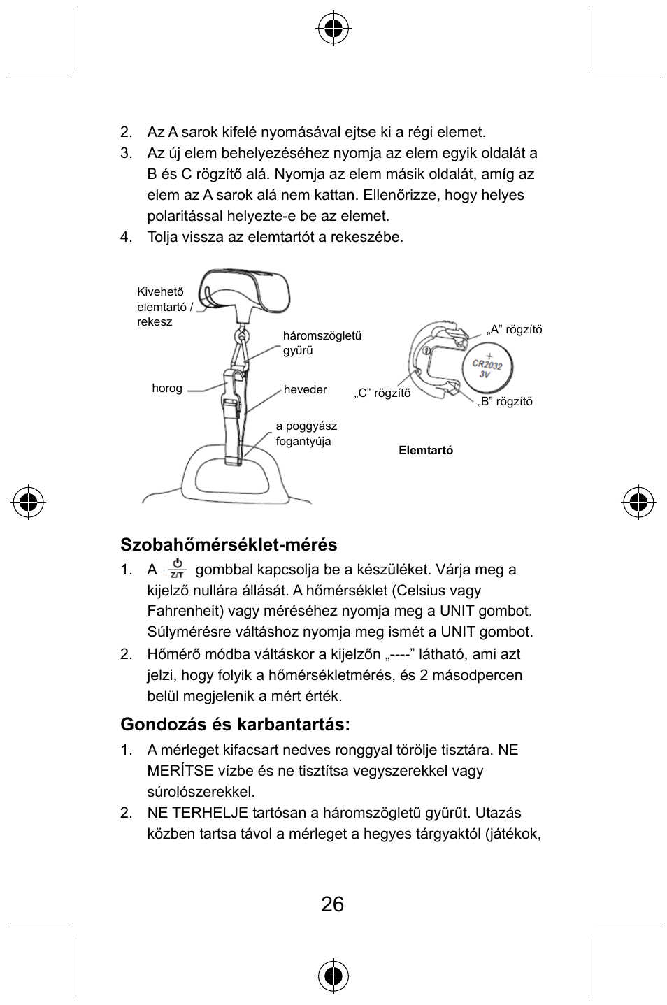 Konig Electronic Digital luggage scale User Manual | Page 26 / 60