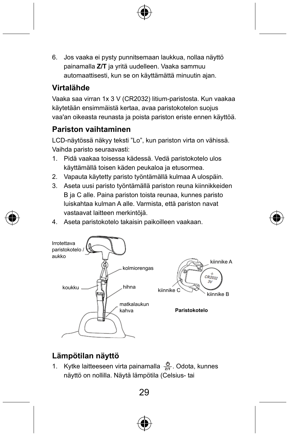 Konig Electronic Digital luggage scale User Manual | Page 29 / 60