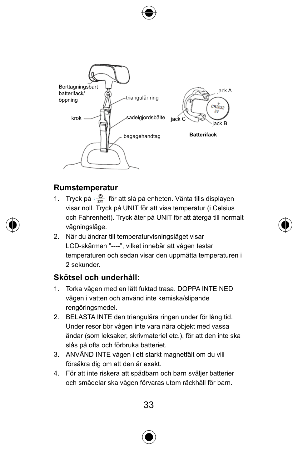 Konig Electronic Digital luggage scale User Manual | Page 33 / 60