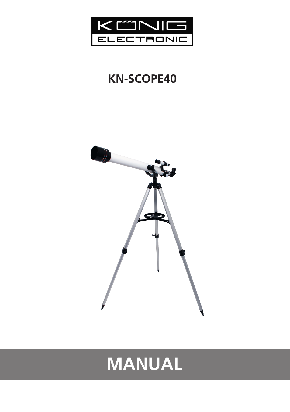 Konig Electronic Refractor telescope User Manual | 20 pages