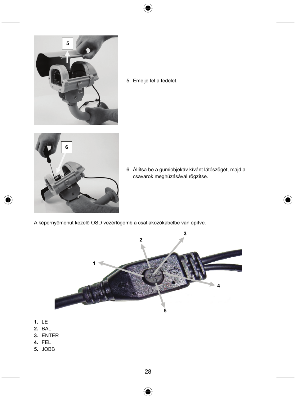 Konig Electronic High resolution varifocal security camera with 35 IR LEDs User Manual | Page 28 / 64