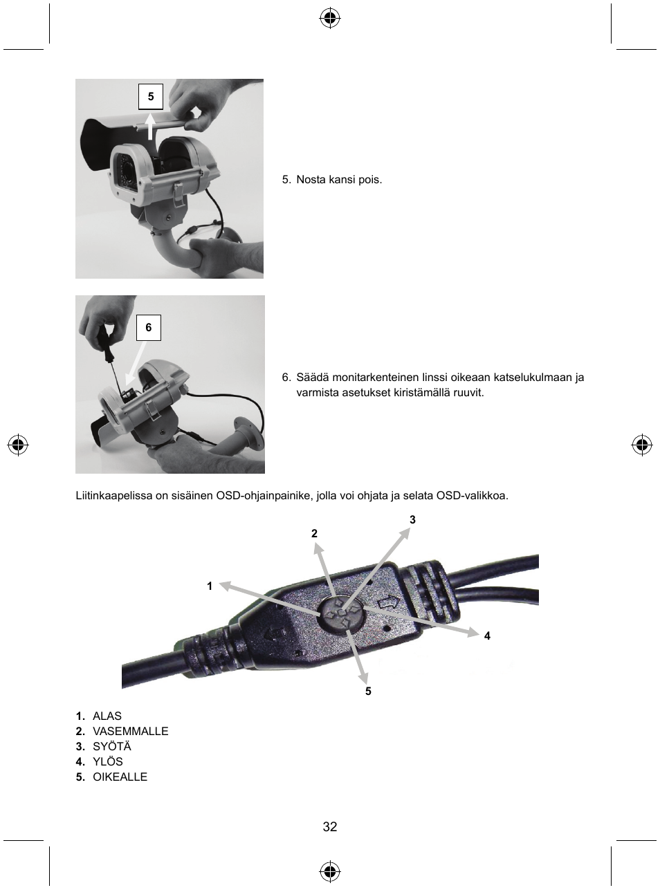 Konig Electronic High resolution varifocal security camera with 35 IR LEDs User Manual | Page 32 / 64