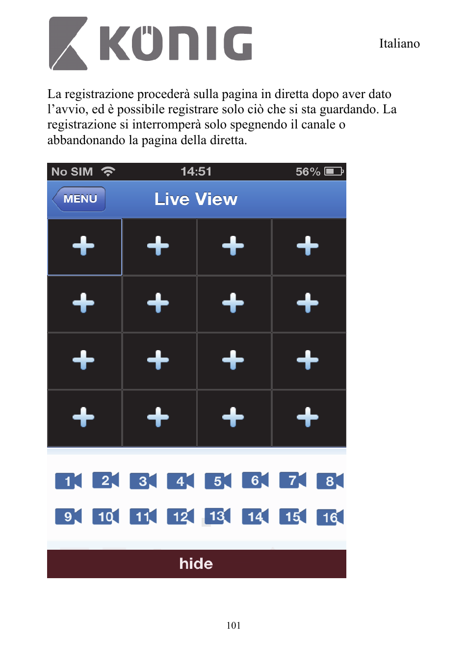 Konig Electronic Digital security video recorder equipped with built-in 500 GB hard disk User Manual | Page 101 / 550