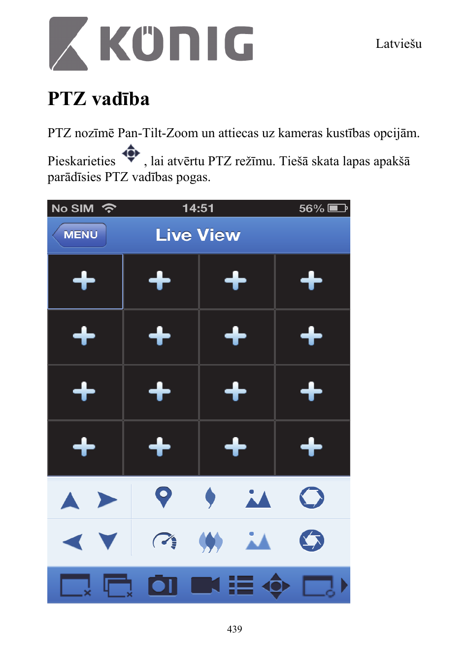 Ptz vadība | Konig Electronic Digital security video recorder equipped with built-in 500 GB hard disk User Manual | Page 439 / 550