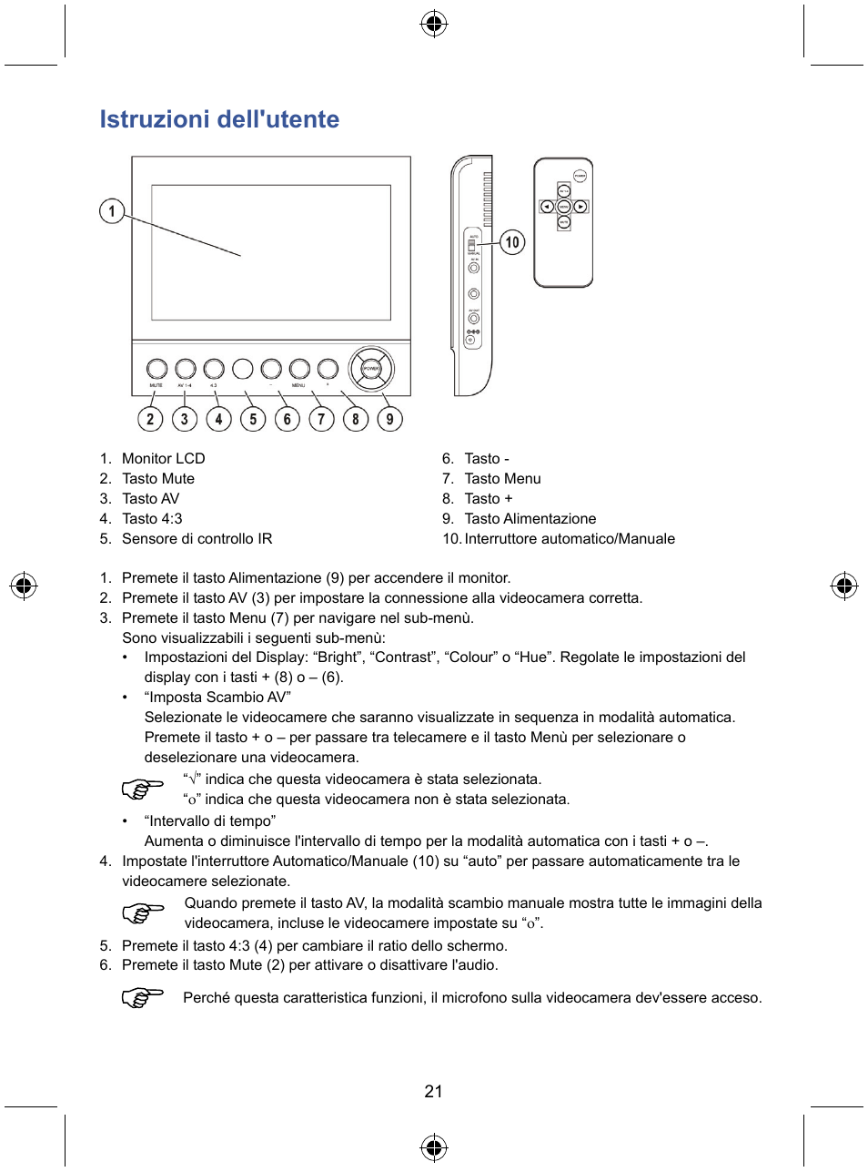 Istruzioni dell'utente | Konig Electronic 7