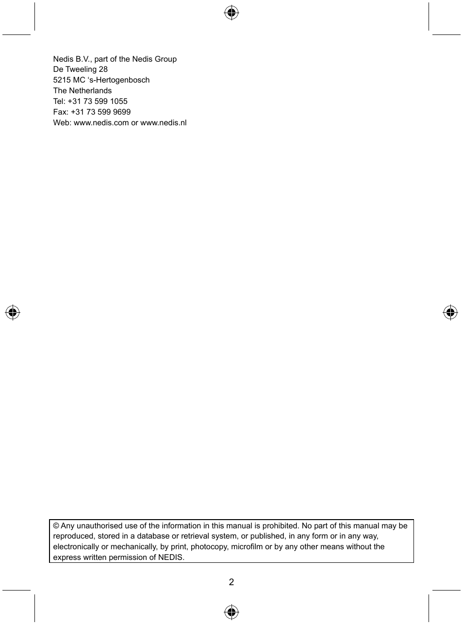 Konig Electronic 7" LCD monitor with camera User Manual | Page 2 / 59