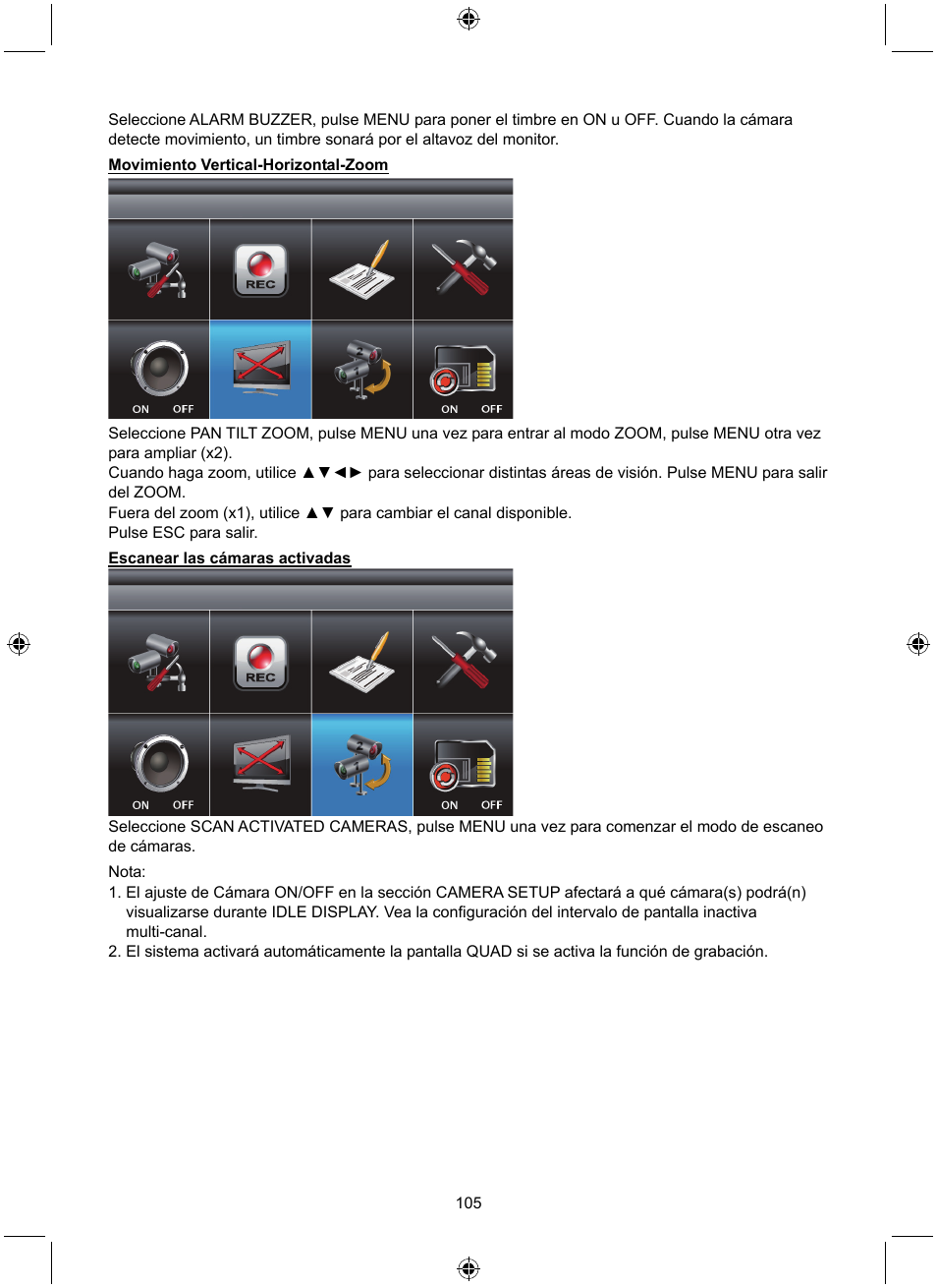 Konig Electronic Digital 2.4 GHz wireless camera system User Manual | Page 105 / 252