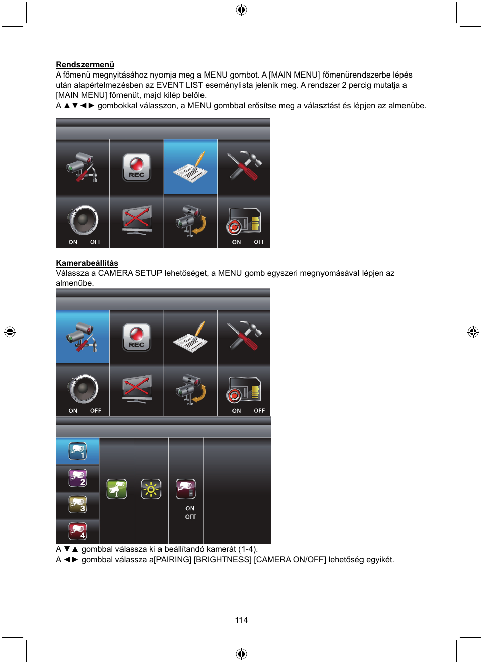 Konig Electronic Digital 2.4 GHz wireless camera system User Manual | Page 114 / 252
