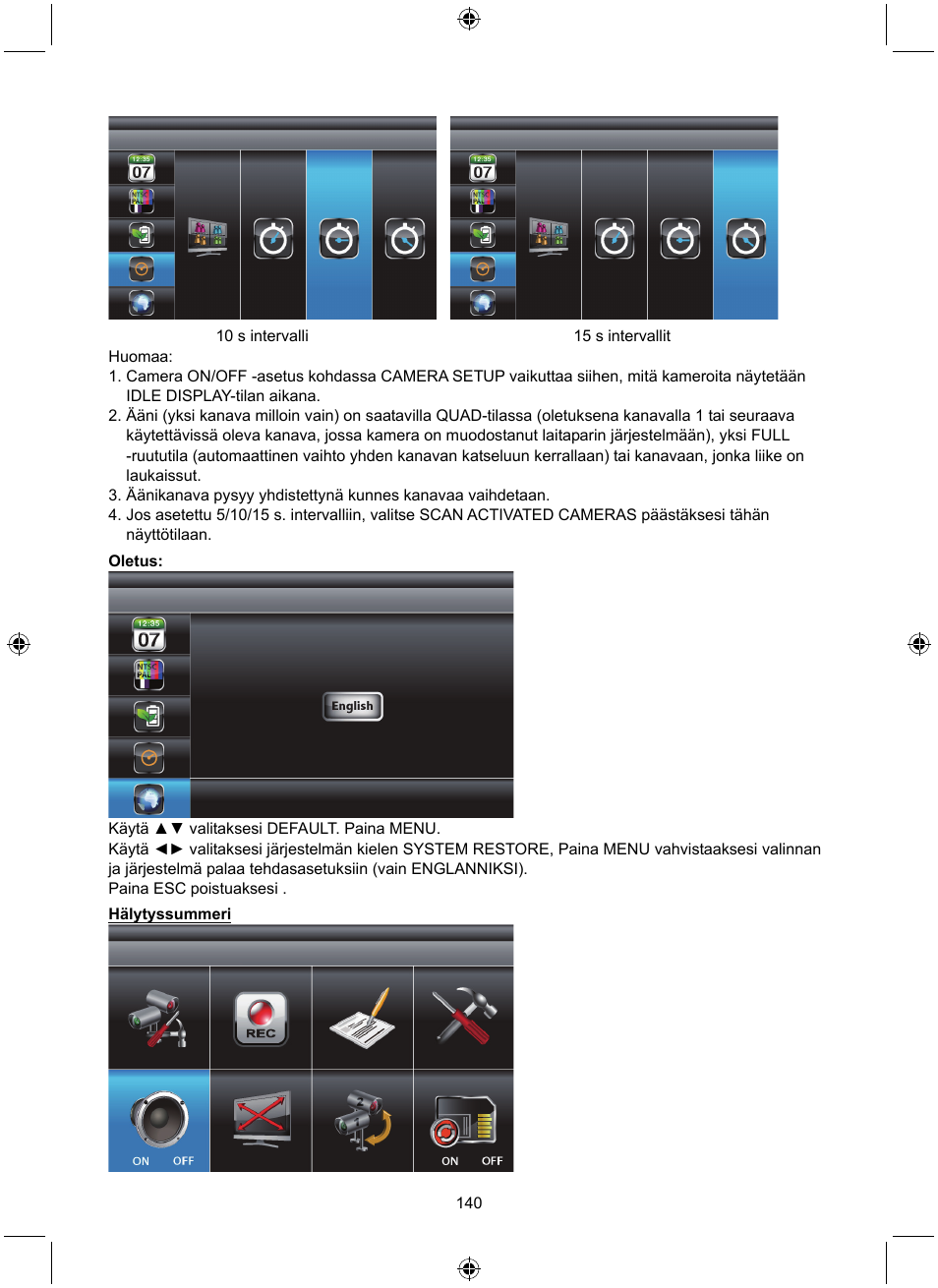 Konig Electronic Digital 2.4 GHz wireless camera system User Manual | Page 140 / 252