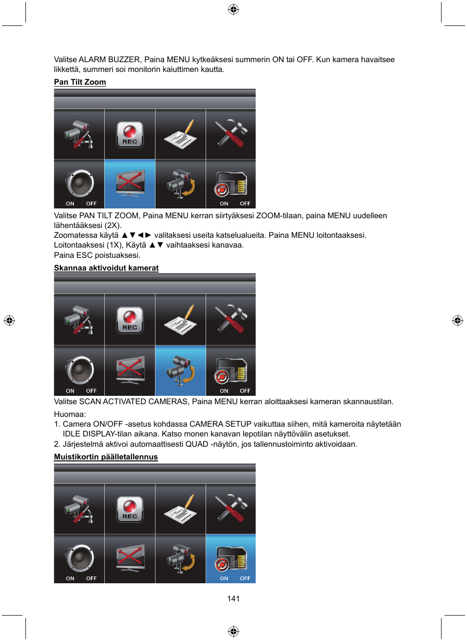 Konig Electronic Digital 2.4 GHz wireless camera system User Manual | Page 141 / 252