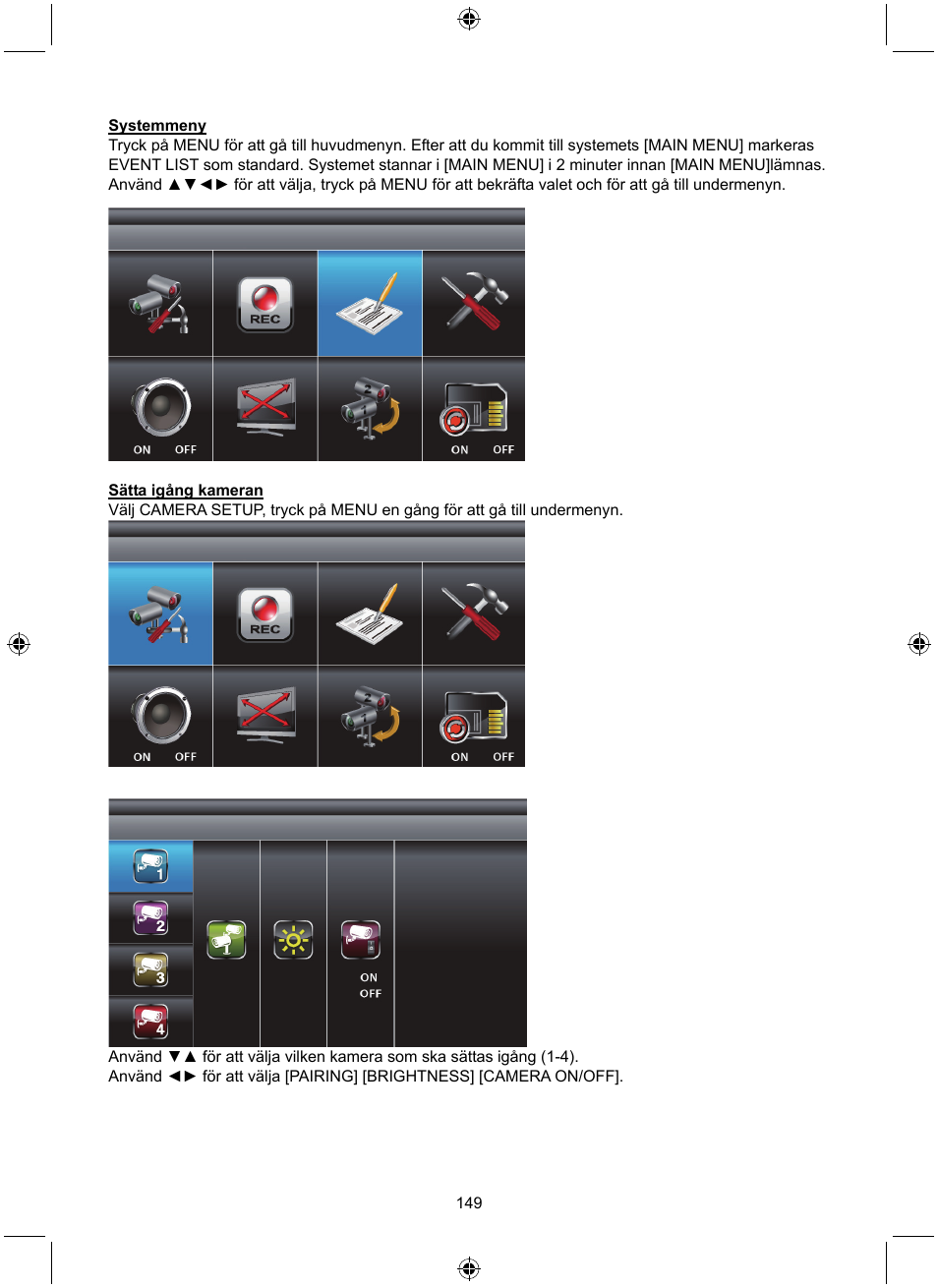 Konig Electronic Digital 2.4 GHz wireless camera system User Manual | Page 149 / 252