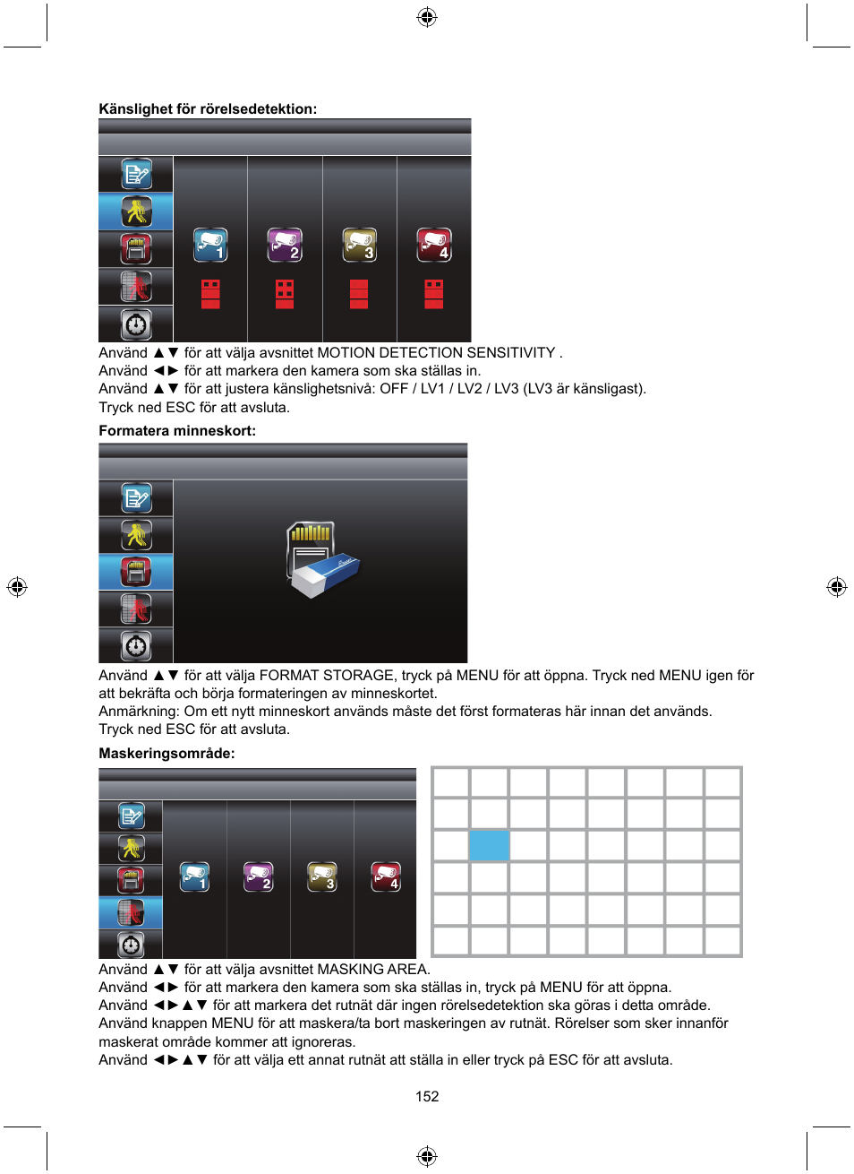 Konig Electronic Digital 2.4 GHz wireless camera system User Manual | Page 152 / 252