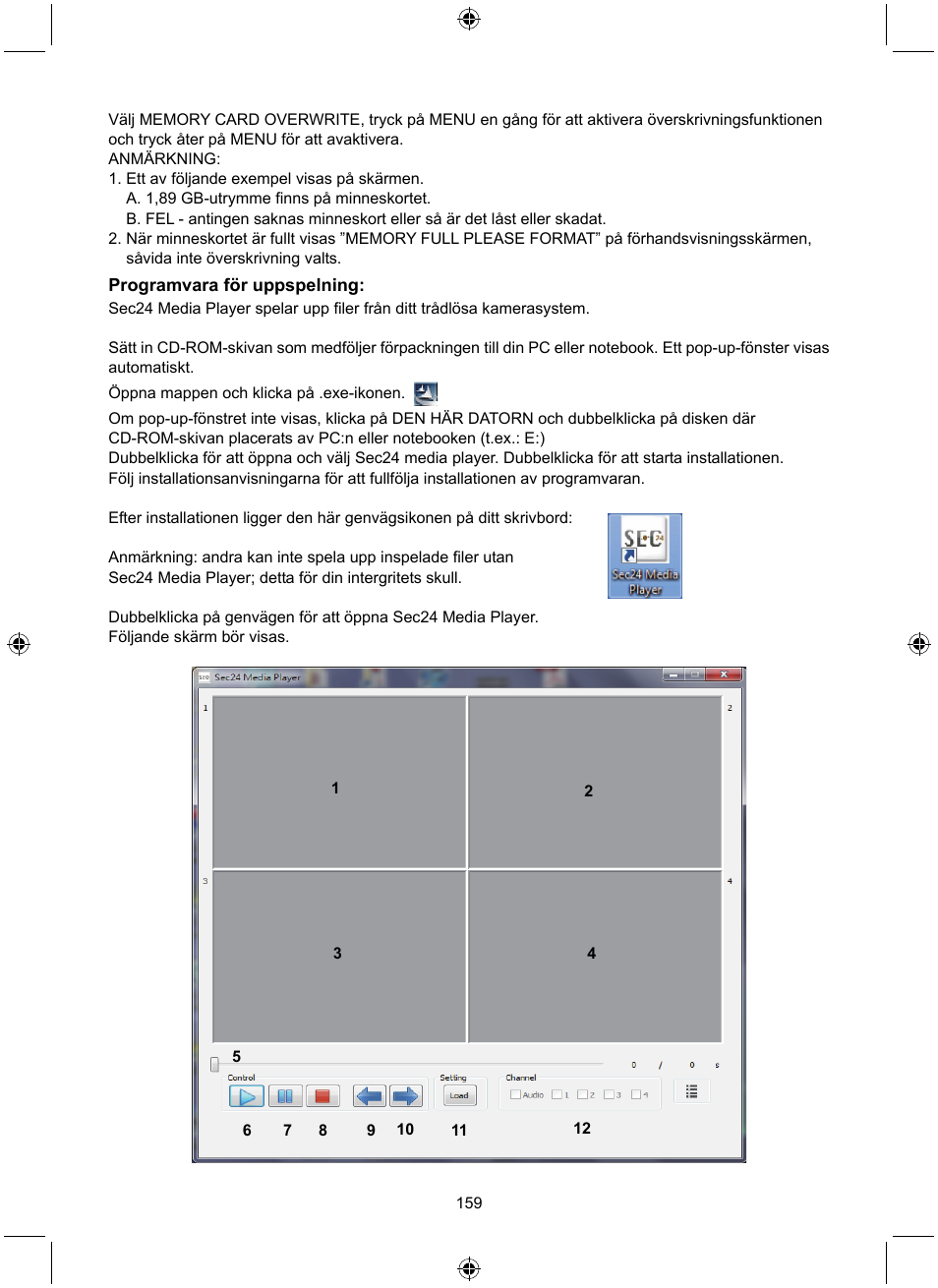 Konig Electronic Digital 2.4 GHz wireless camera system User Manual | Page 159 / 252